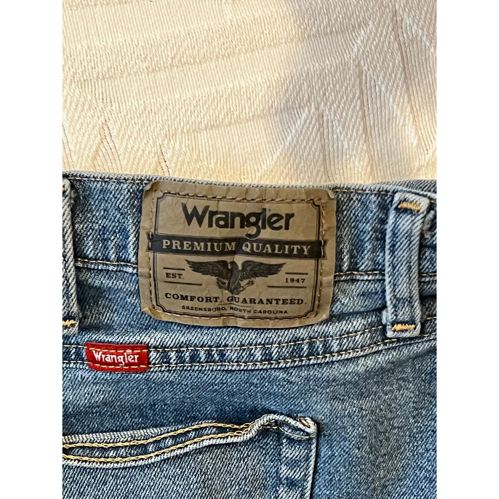 Wrangler Wrangler Classic Straight Leg Jeans Mens 42x30 Size US 42 / EU 58 - 4 Thumbnail