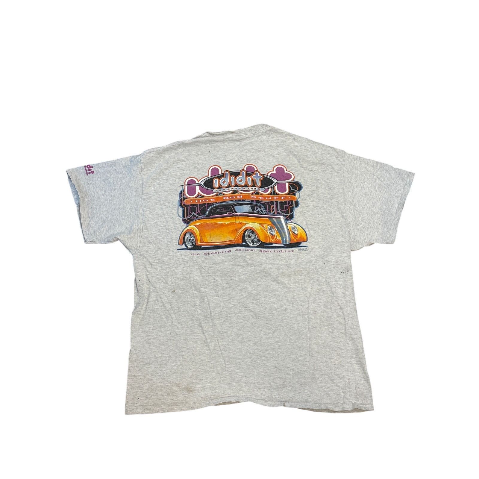 Hanes Vintage Y2K thrashed Ididit incorporated Hot Rod XXL shirt Size US XXL / EU 58 / 5 - 6 Thumbnail