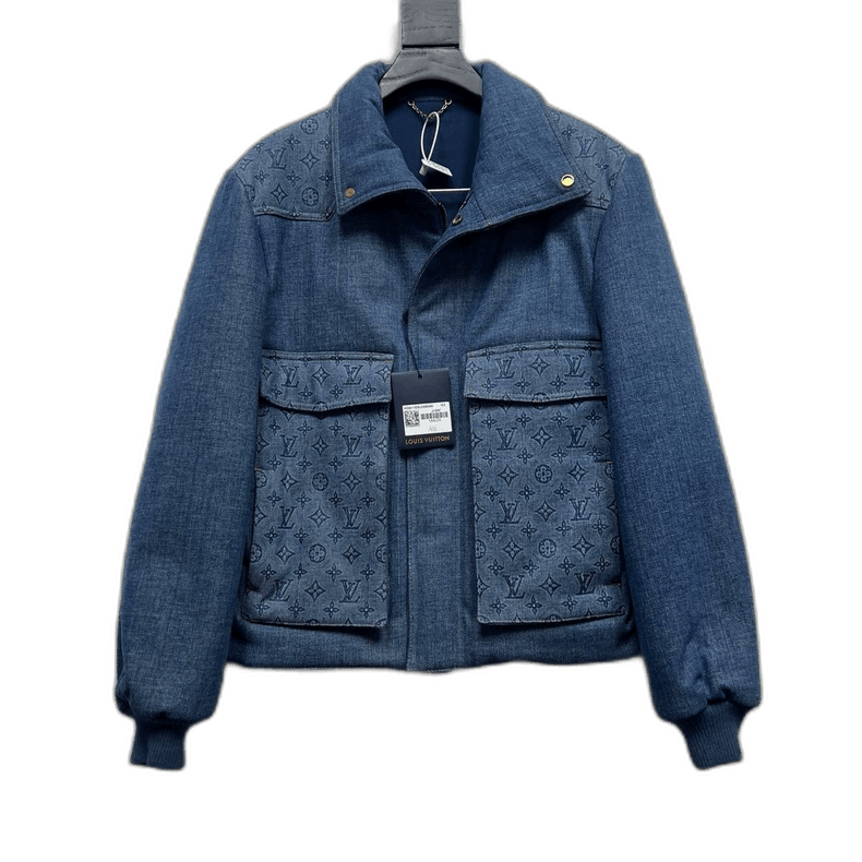 Louis Vuitton Louis Vuitton SS23 Embossed Logo Denim Jacket-2506 Size US S / EU 44-46 / 1 - 1 Thumbnail