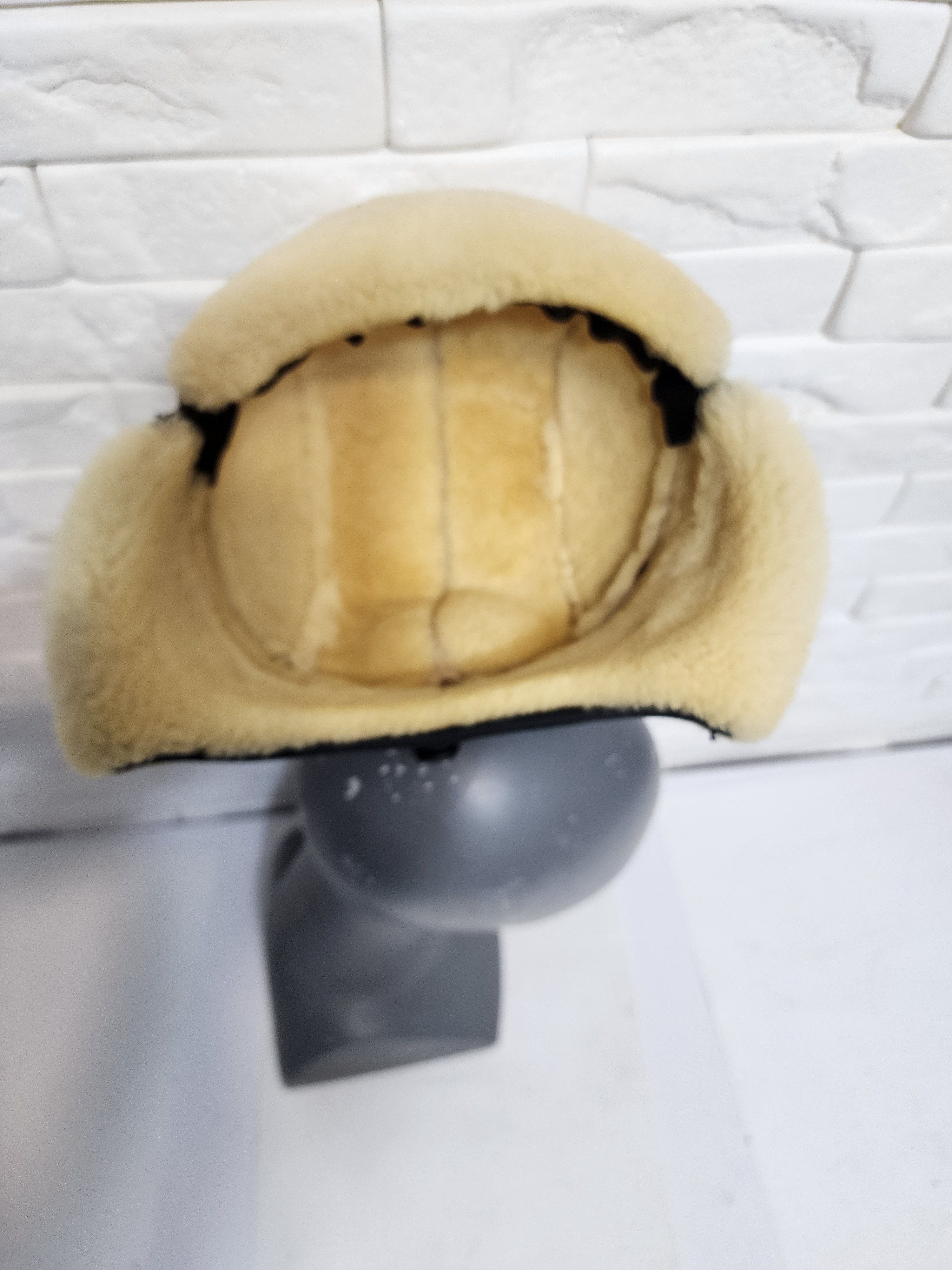 Furla Men's Warm Fur Hat. Brown Sheep Fur Hat. Size ONE SIZE - 8 Thumbnail