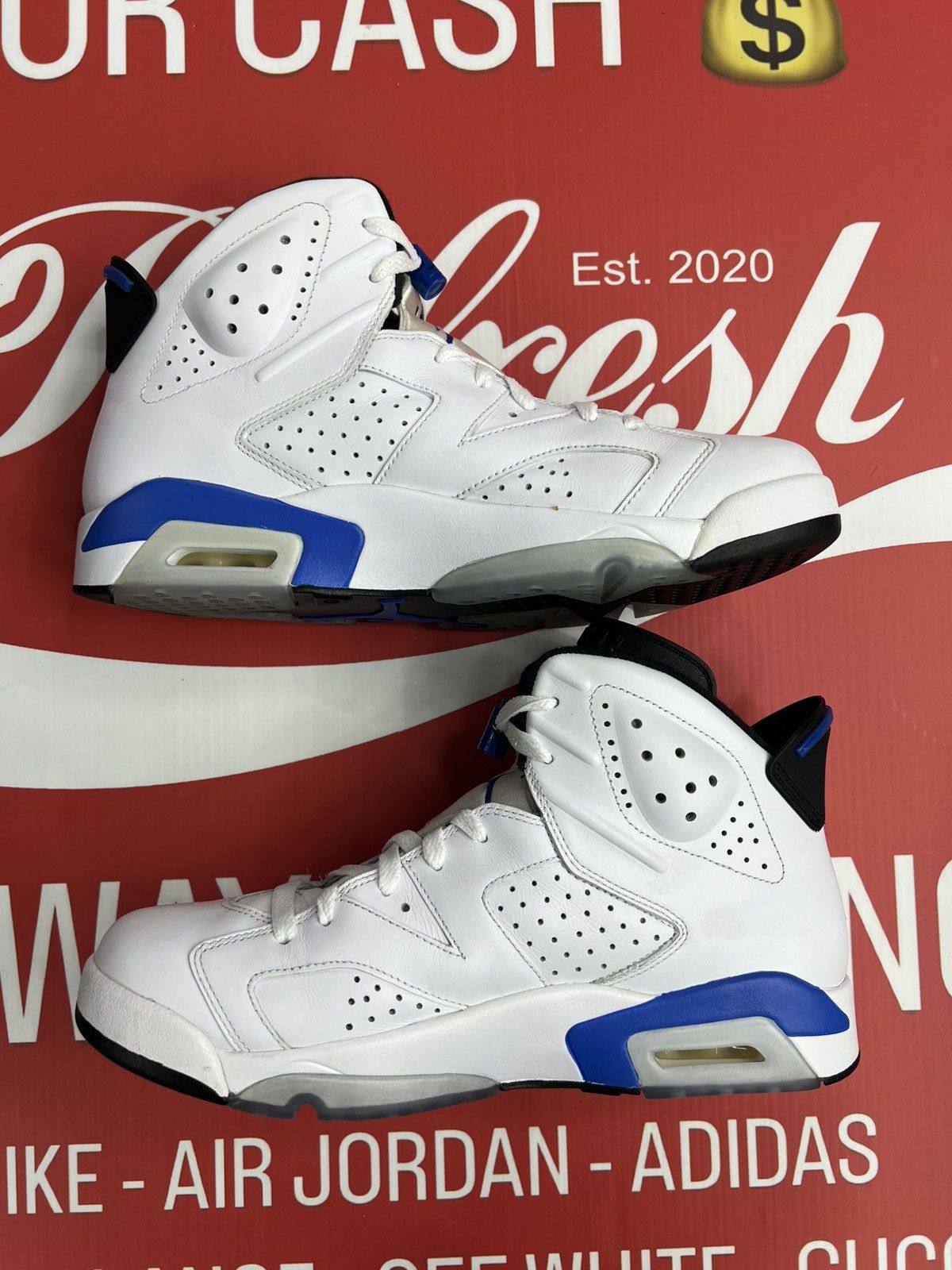 Jordan Brand Air Jordan 6 Sport Blue Size 10.5 Size US 10.5 / EU 43-44 - 3 Thumbnail