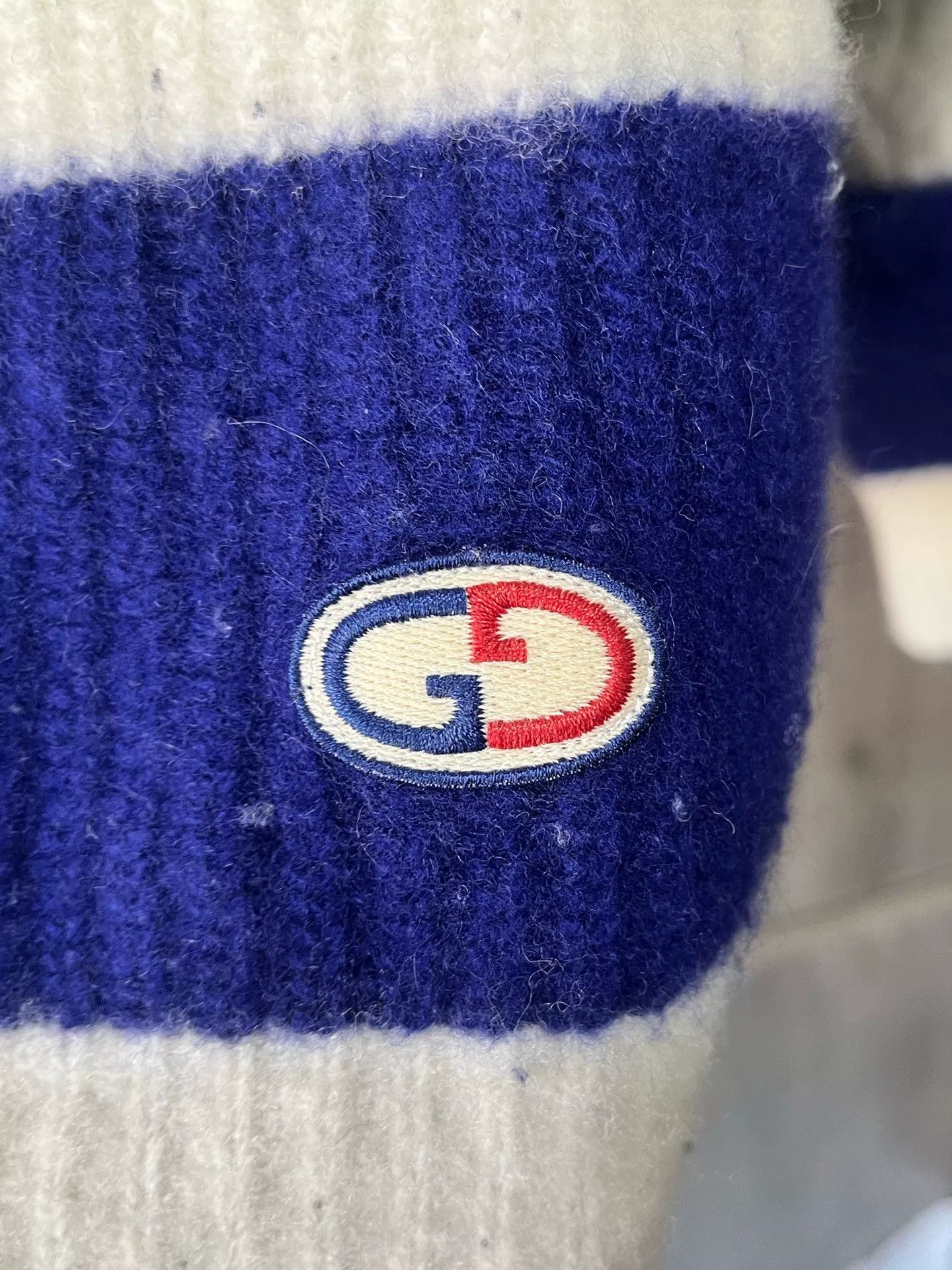 Gucci Gucci Striped Wool Polo Sweater Interlocking G Size XXL / US 16-18 / IT 52-54 - 8 Thumbnail