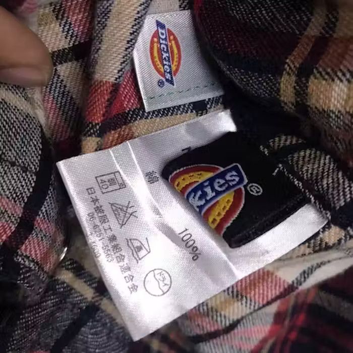 Dickies Vintage Dickies Plaid Tartan Flannel Shirt Size US L / EU 52-54 / 3 - 7 Thumbnail