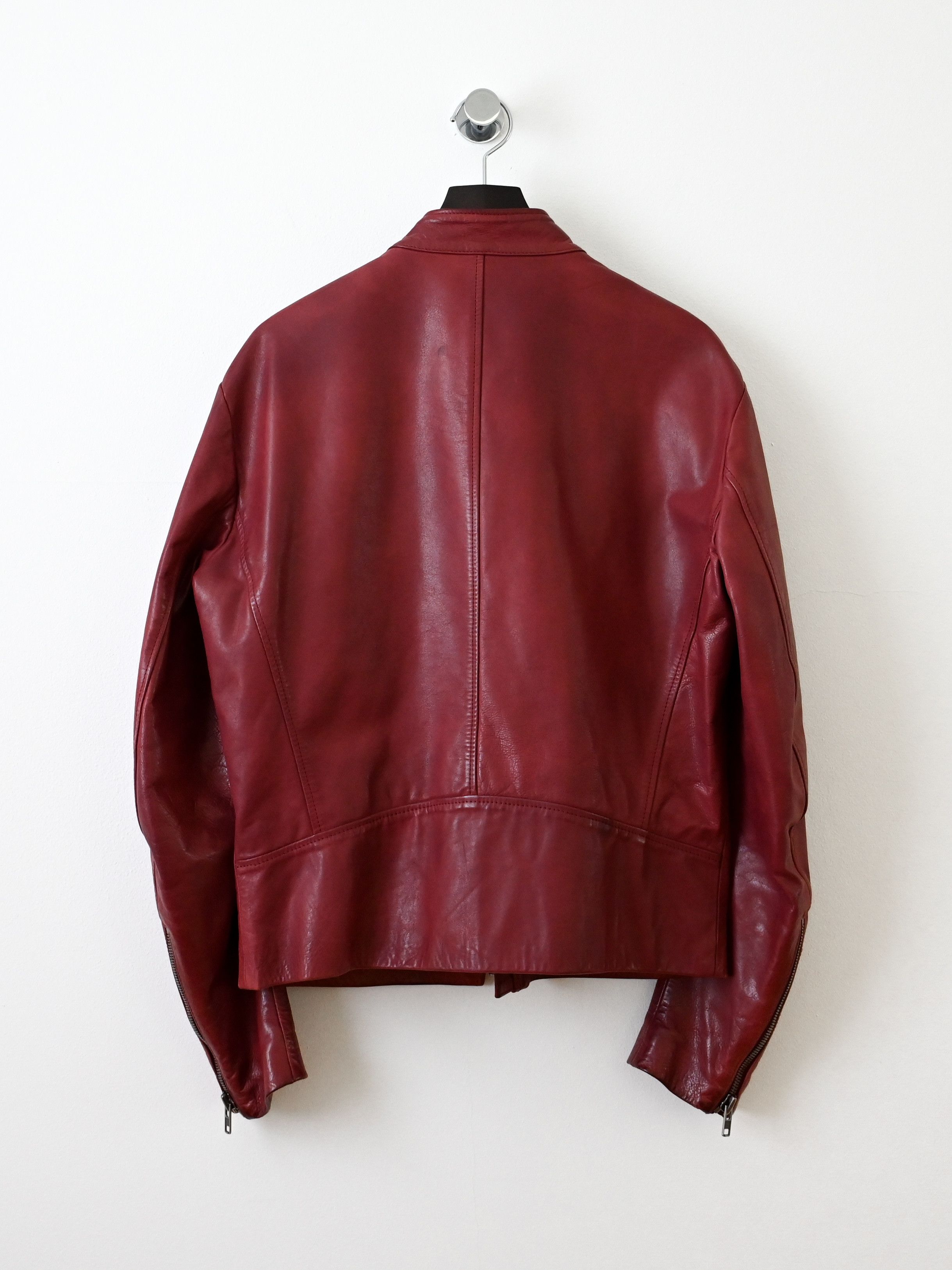 Maison Margiela 5 Zip Leather Moto Jacket Size US M / EU 48-50 / 2 - 7 Thumbnail