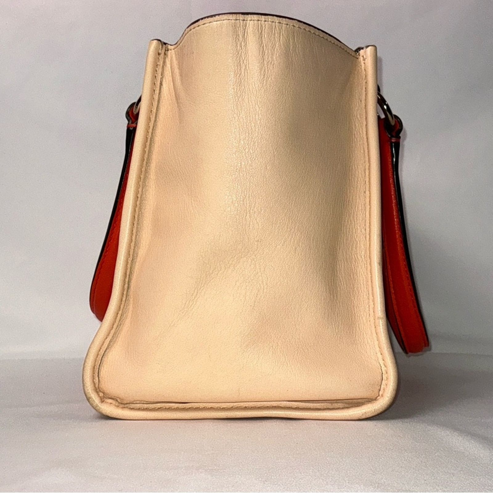 Coach Coach Mini Crosby Carryall 2 Tone Apricot/Coral Leather Size ONE SIZE - 7 Thumbnail