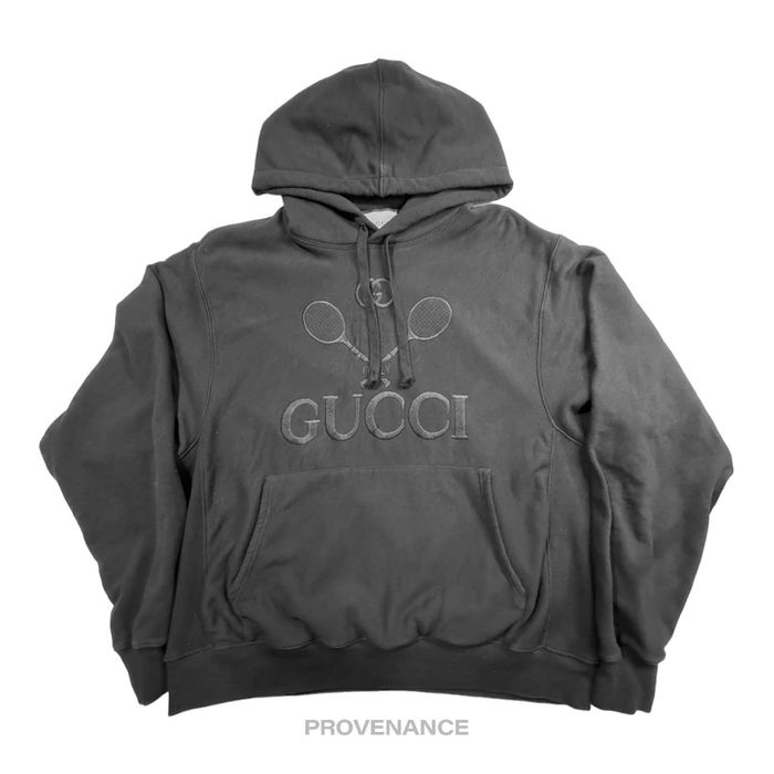 Gucci Gucci Tennis Hoodie Black French Terry L Grailed