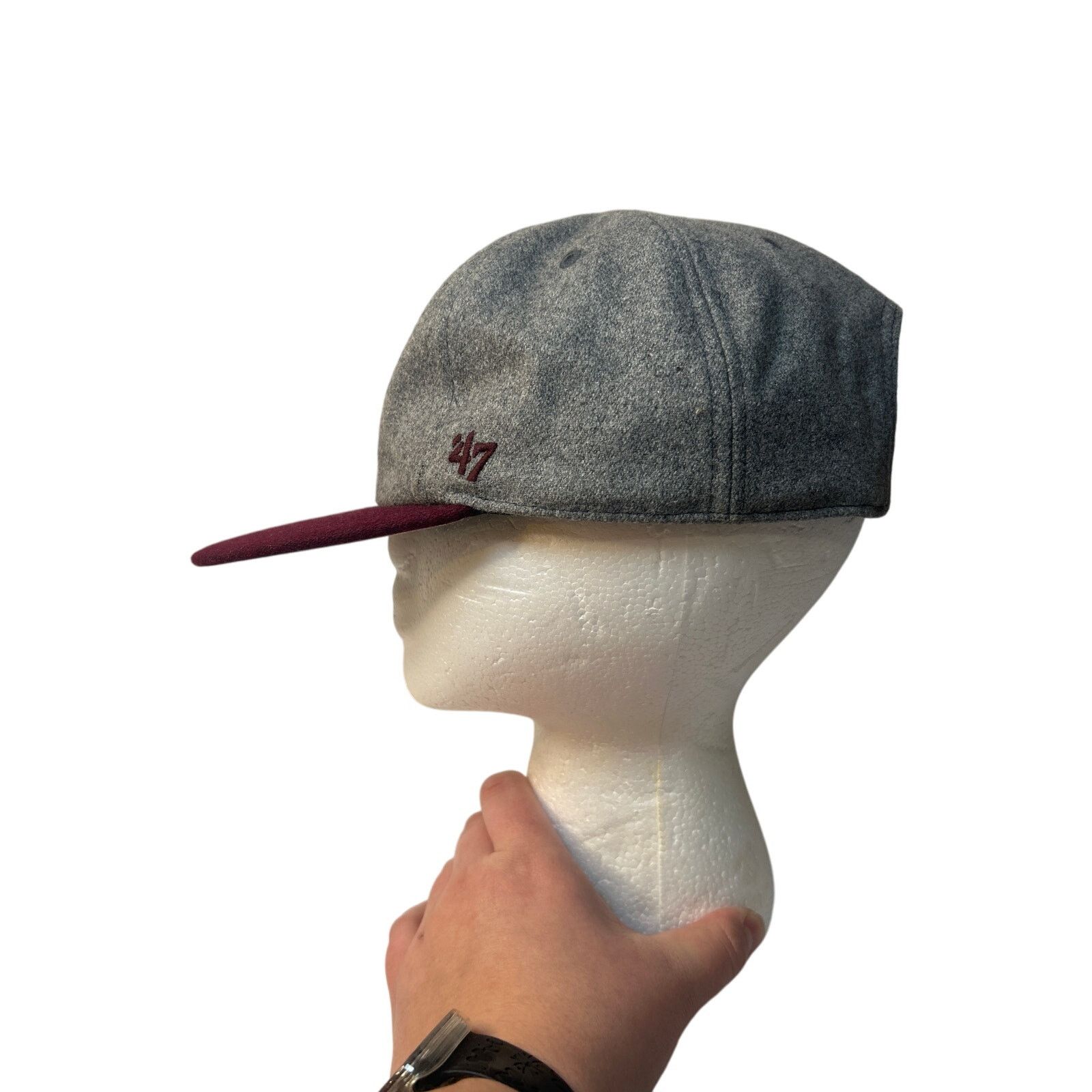 47 Brand Cleveland Cavaliers Gray SnapBack Hat Logo Hardwood Classics Size ONE SIZE - 2 Thumbnail