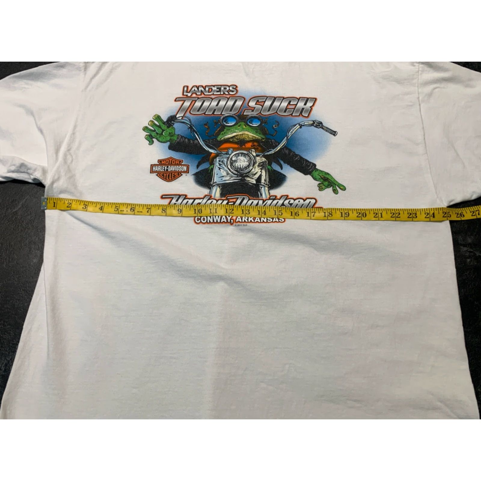 Harley Davidson VINTAGE Harley-Davidson T-Shirt Men 2XL White Biker Motorcycle Spring Adult Size US XXL / EU 58 / 5 - 3 Thumbnail