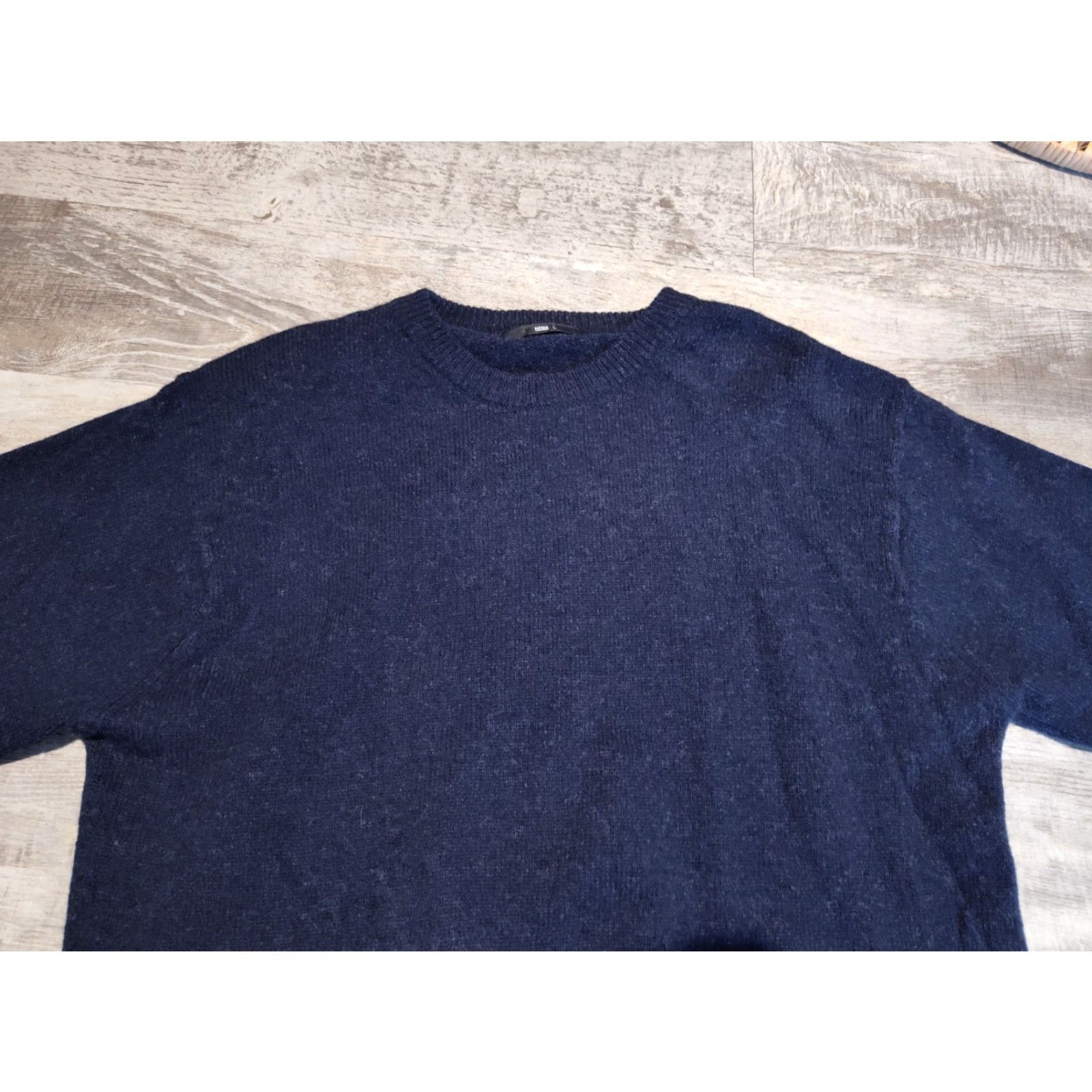 Vintage VINTAGE Woolmark Hema Men's Sweater Pullover Crew Neck Long Sleeve Blue Size Large Knit Casual Winter Fall Spring Size US L / EU 52-54 / 3 - 4 Thumbnail