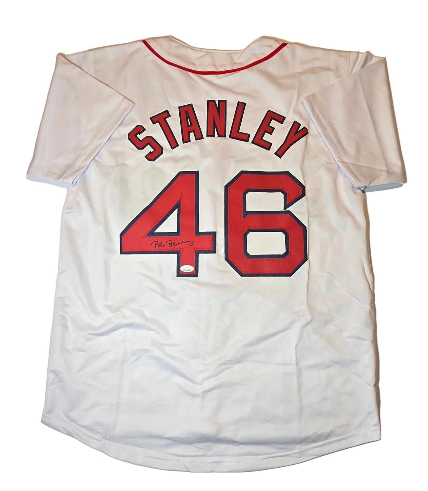 Other Bob Stanley Red Sox Autographed Custom Baseball Jersey coa Size ONE SIZE - 2 Thumbnail