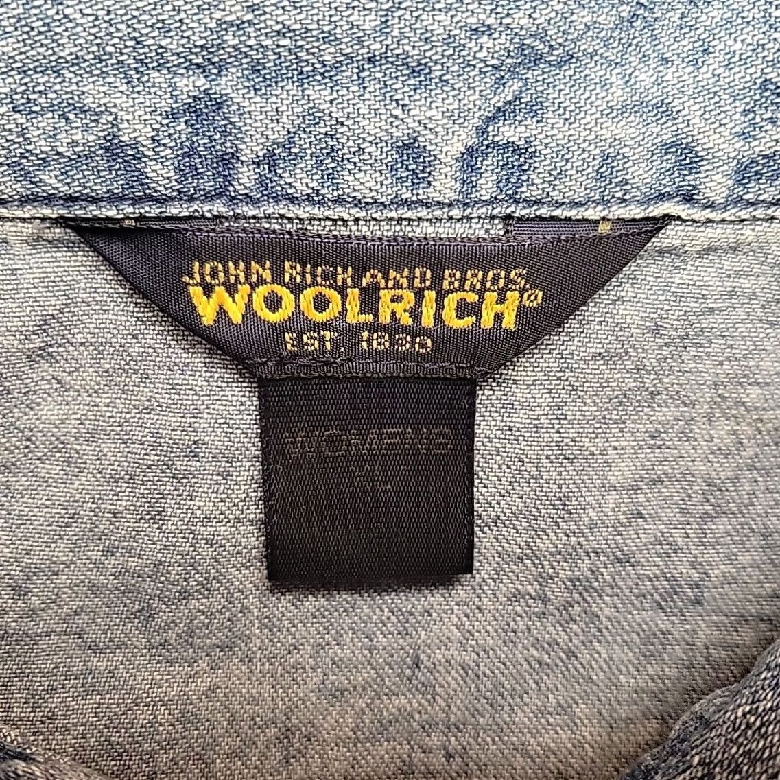 Vintage VINTAGE Woolrich Chore Jacket Women XL Blue Denim Chore Barn Ranch Retro 90s Y2K Size XL / US 12-14 / IT 48-50 - 4 Thumbnail