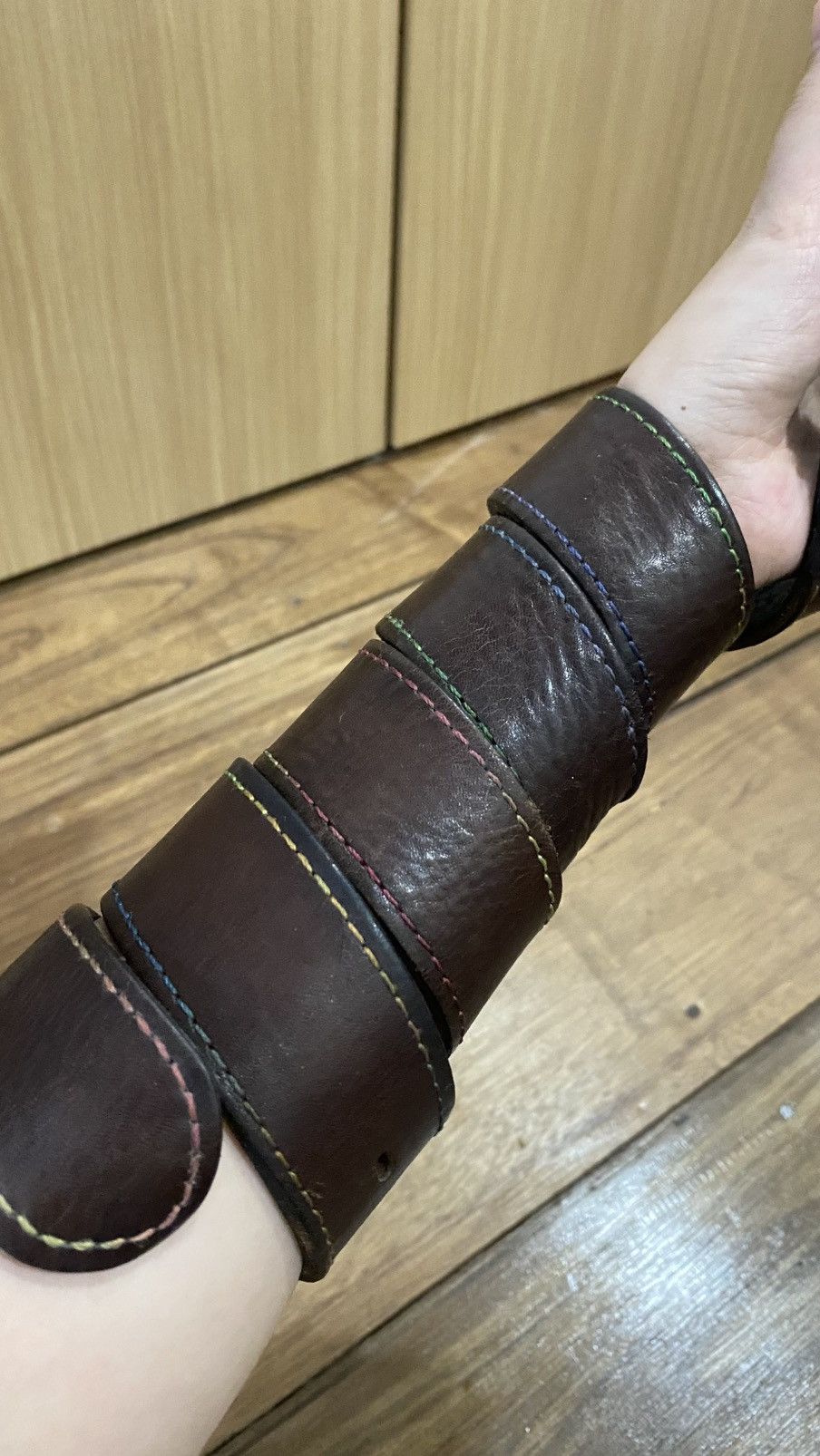 Vintage Y2K vintage belt leather Size 34 - 2 Thumbnail