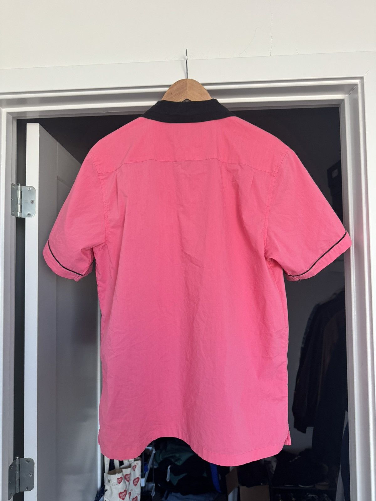 Stussy Stussy Pink Bowling Shirt Size US L / EU 52-54 / 3 - 4 Thumbnail