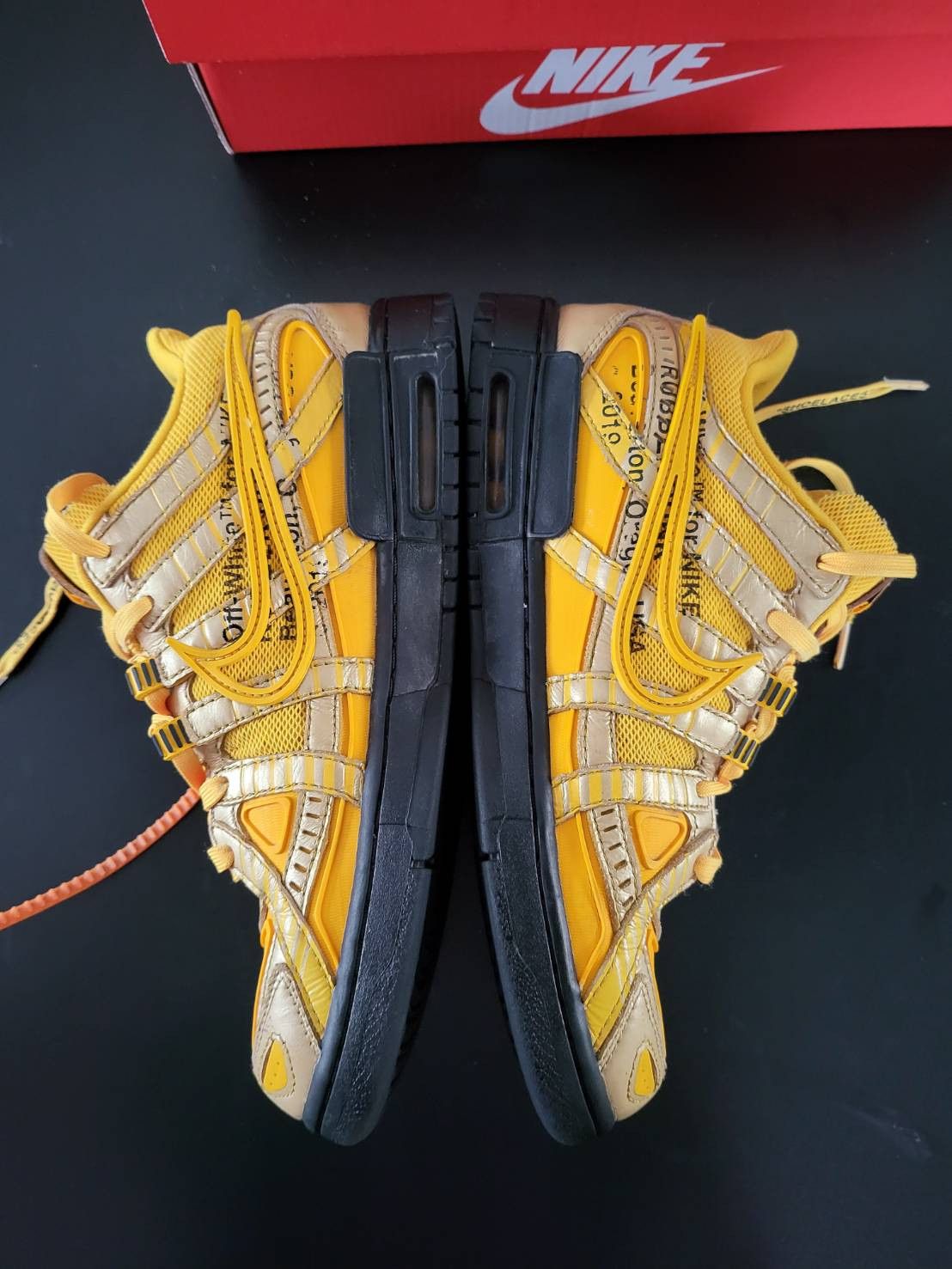 Nike × Off-White Nike x Off-White Rubber Dunk University Gold size Us8.5 Size US 8.5 / EU 41-42 - 10 Thumbnail