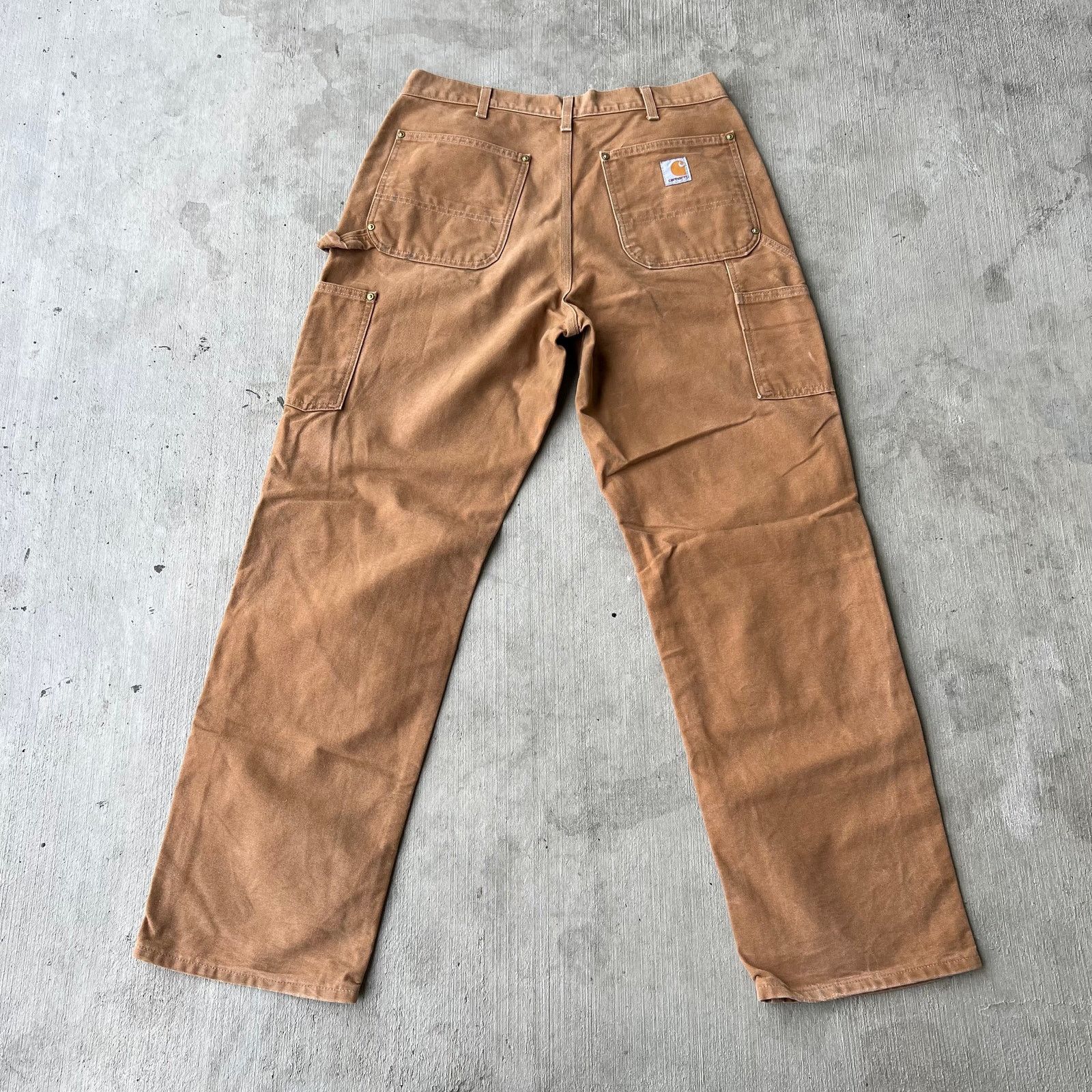 Carhartt × Vintage Carhartt brown double knee work wear carpenter pants Size US 32 / EU 48 - 5 Thumbnail