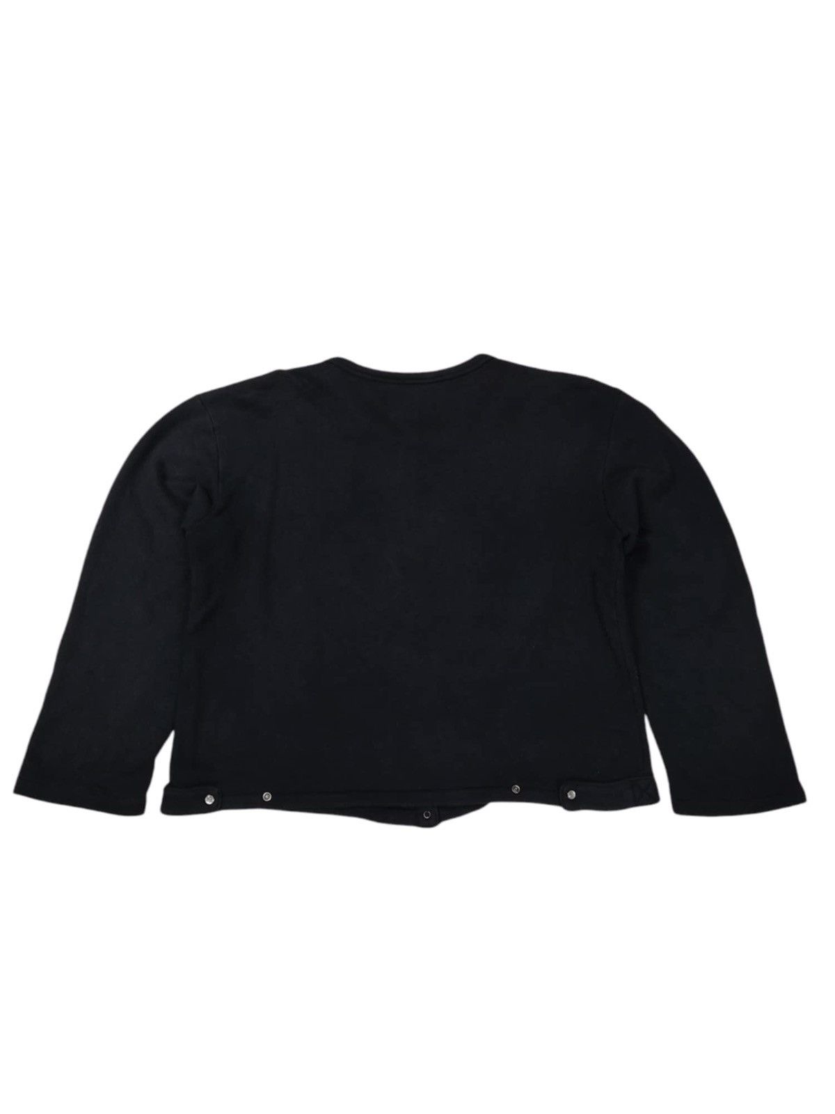 Vintage × agnes b. VINTAGE Agnes B Black Cashmere Le Petit Snap Cardigan Size M / US 6-8 / IT 42-44 - 6 Thumbnail