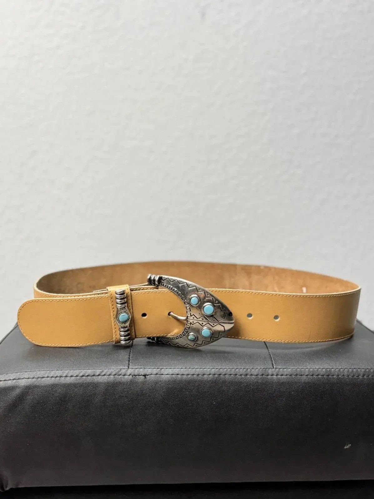 Hysteric Glamour × If Six Was Nine × Vintage VINTAGE PYTHON GOTHIC LEATHER BELT RICK OWENS STYLE Size ONE SIZE - 4 Thumbnail