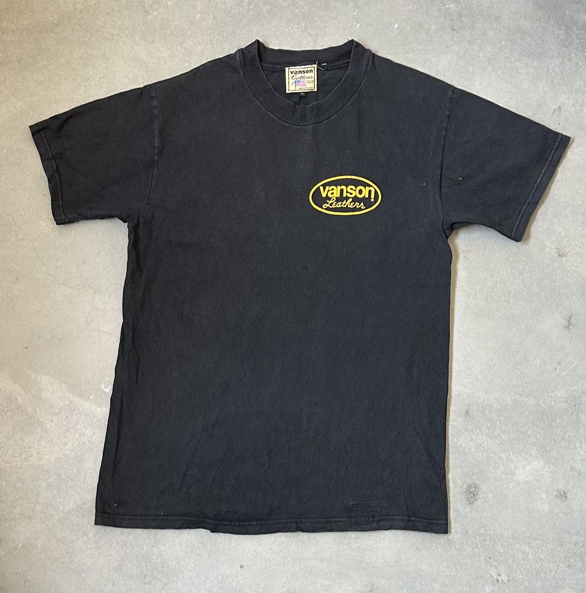 Vanson Leathers VINTAGE VANSON LEATHER TEE Size US M / EU 48-50 / 2 - 2 Thumbnail