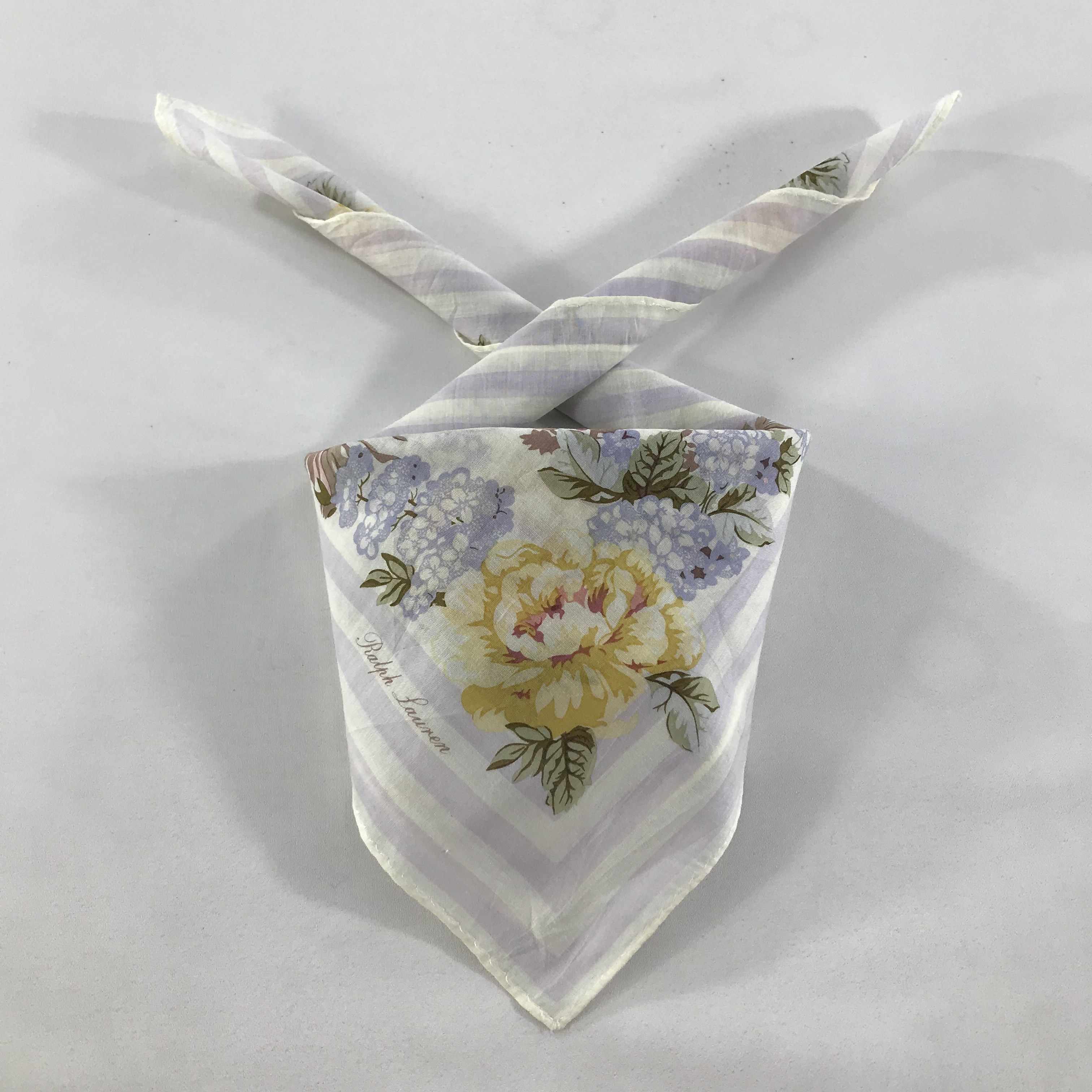 Ralph Lauren × Vintage Ralph Lauren Bandana / Handkerchief / Neckerchief - S1612 Size ONE SIZE - 3 Thumbnail