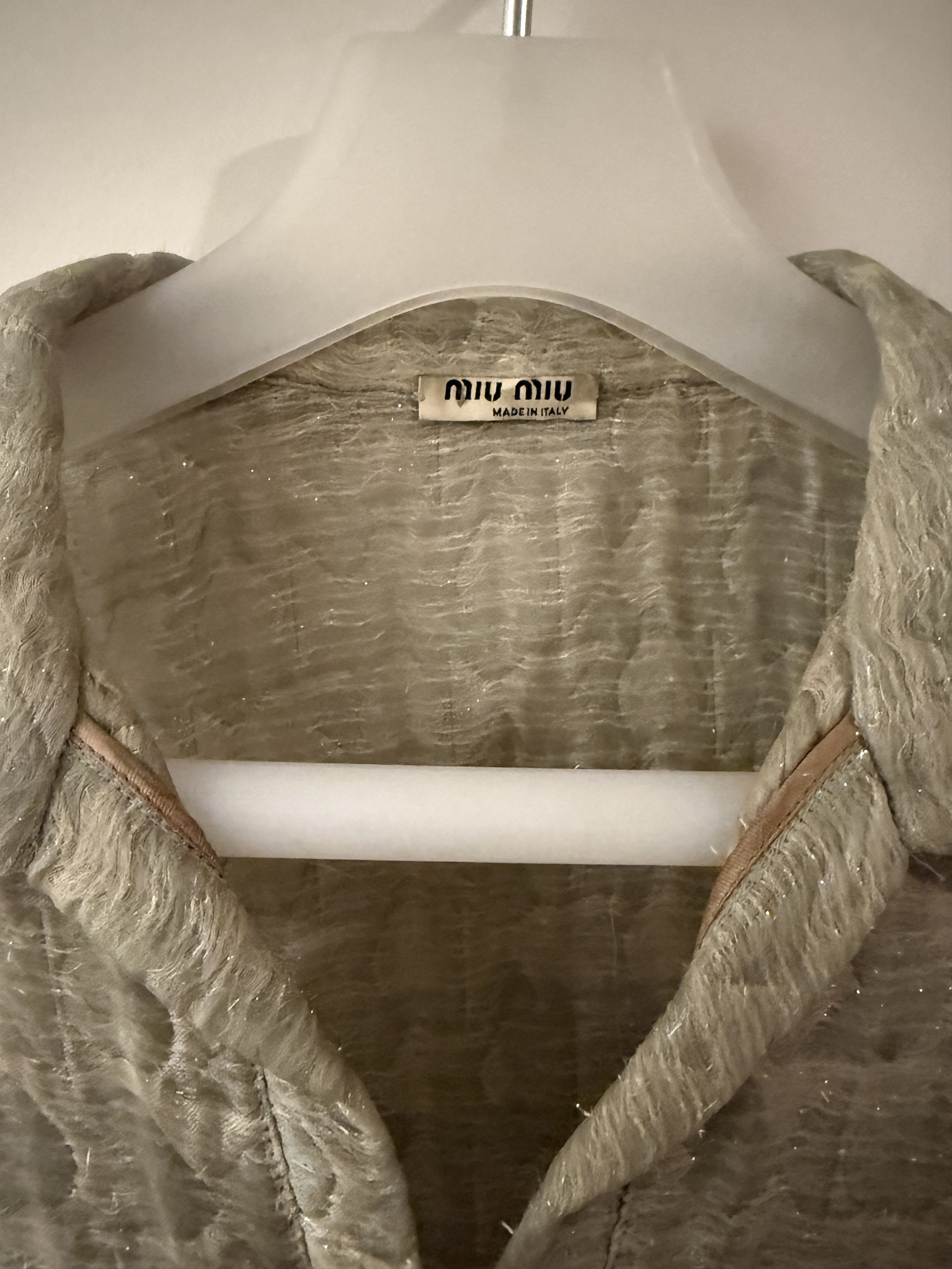 Miu Miu Miu Miu Elegant Mint Green Top Size US M / EU 48-50 / 2 - 3 Thumbnail