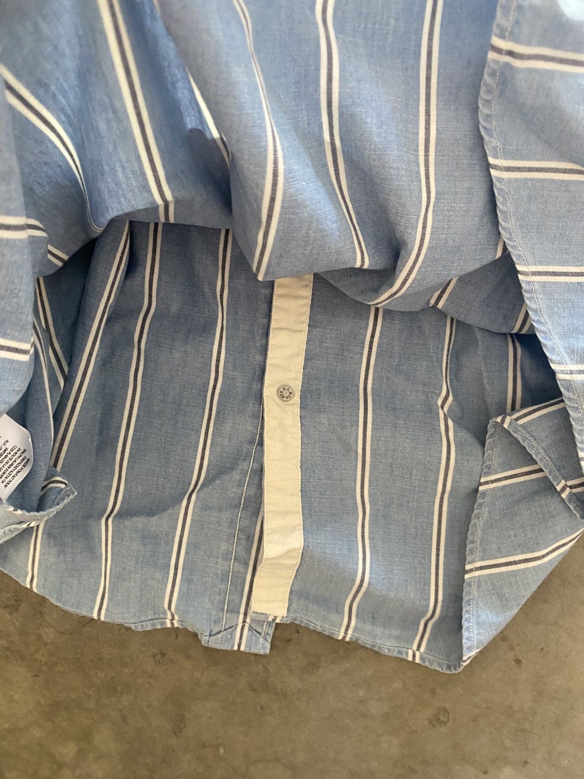 Polo Ralph Lauren Vintage New Polo Ralph Lauren Blue Button Up Polo Country Size US XXL / EU 58 / 5 - 7 Thumbnail