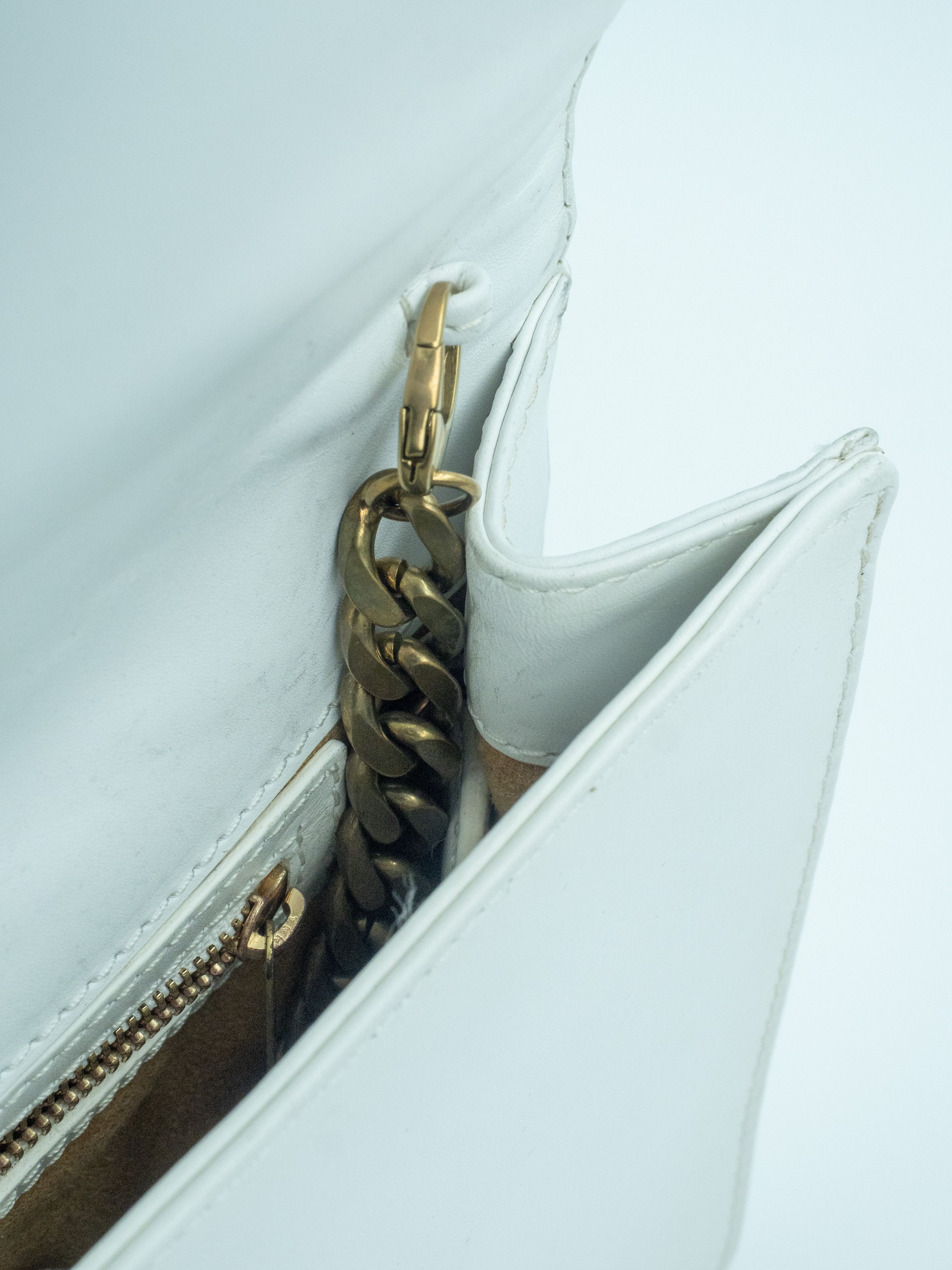 Jimmy Choo White Leather Shoulder Bag With Zebra Print Calfhair On Flap Size ONE SIZE - 7 Thumbnail