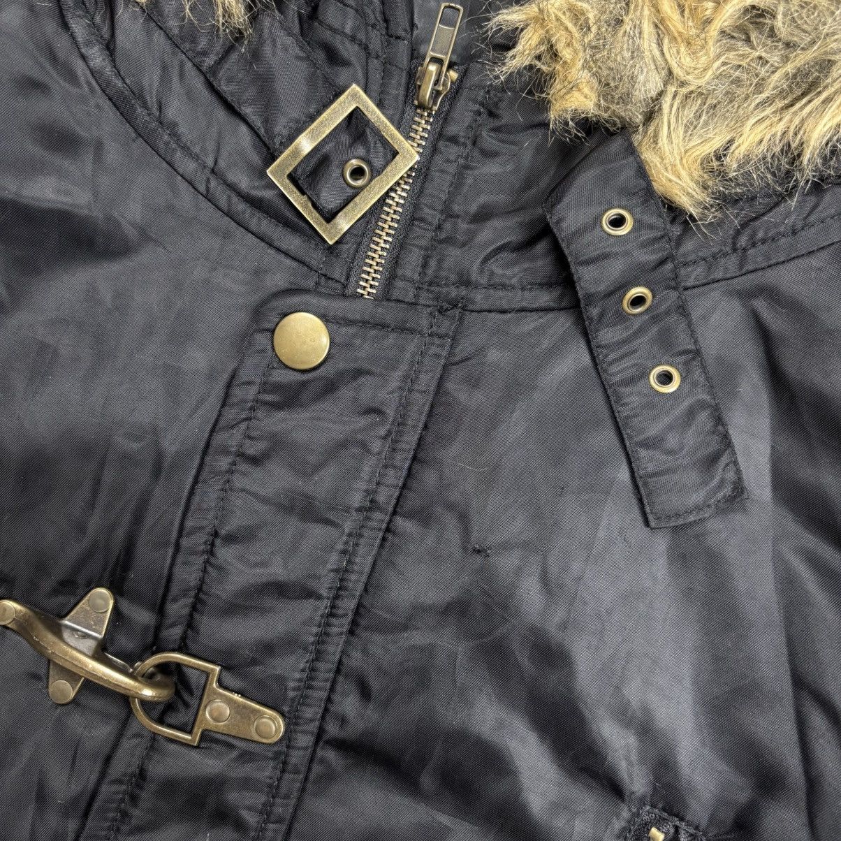 BUFFALO BOBS 2000s CE2 - Vkei Style Fireman Clasp Fur Hoodie Jacket Size US M / EU 48-50 / 2 - 8 Thumbnail