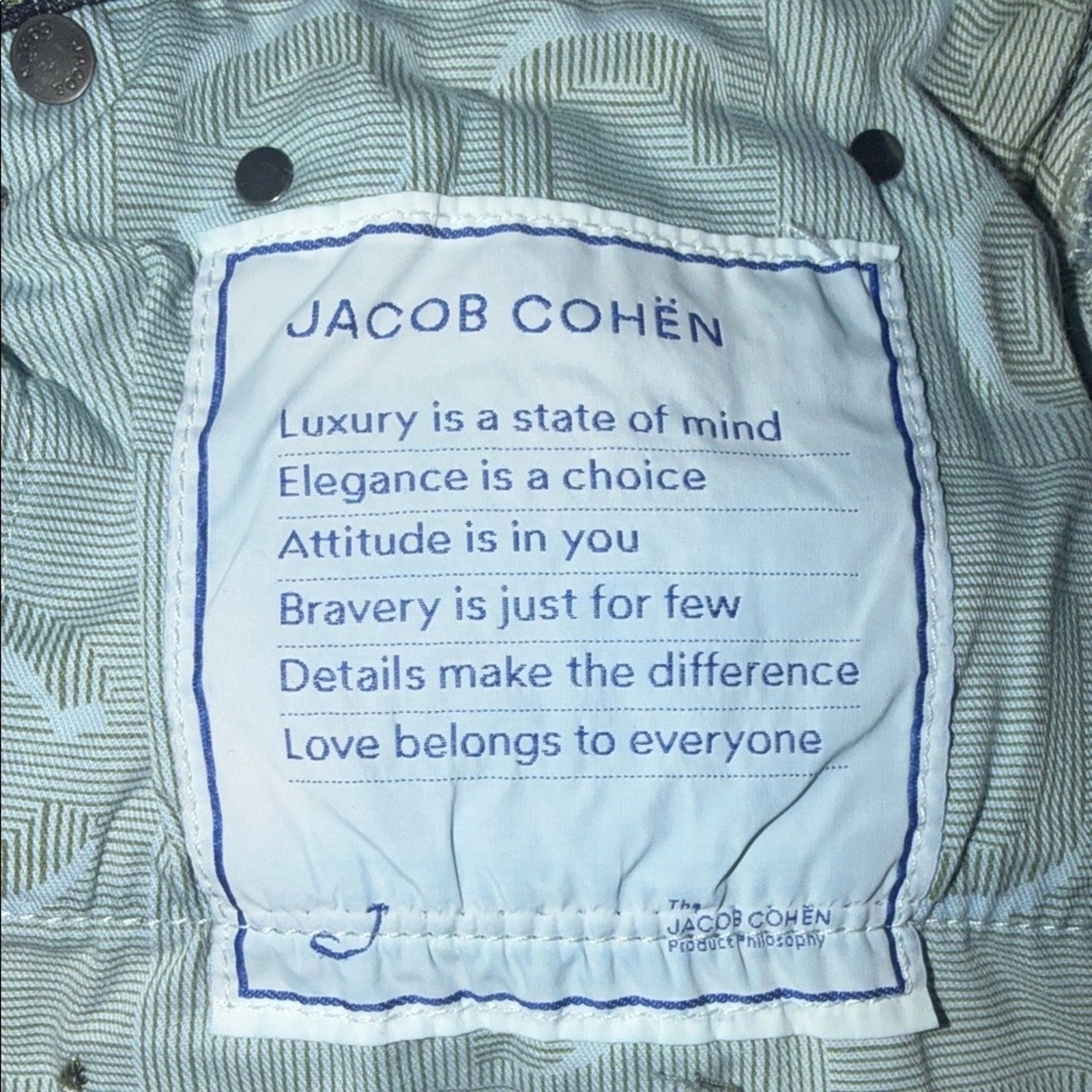 Jacob Cohen Jacob Cohen Men's Deep Indigo Slim Jeans Size 31 Size US 31 - 6 Thumbnail