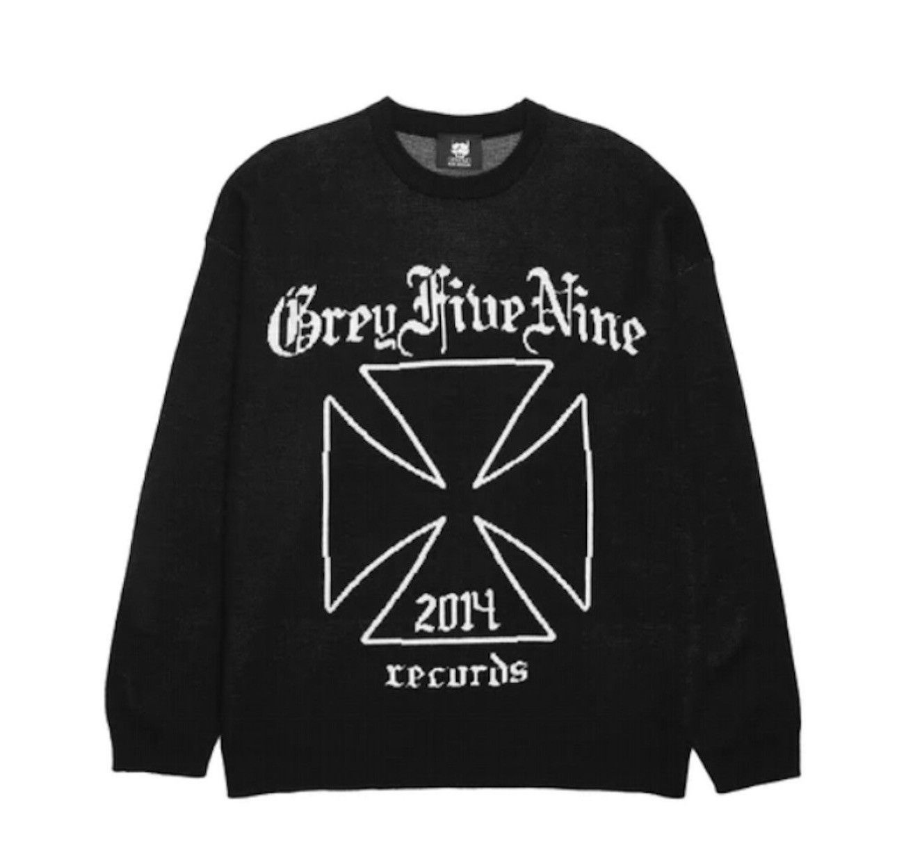 G59 Records G59 2014 RECORDS KNITTED SWEATER (BLACK) Size US XL / EU 56 / 4 - 3 Thumbnail