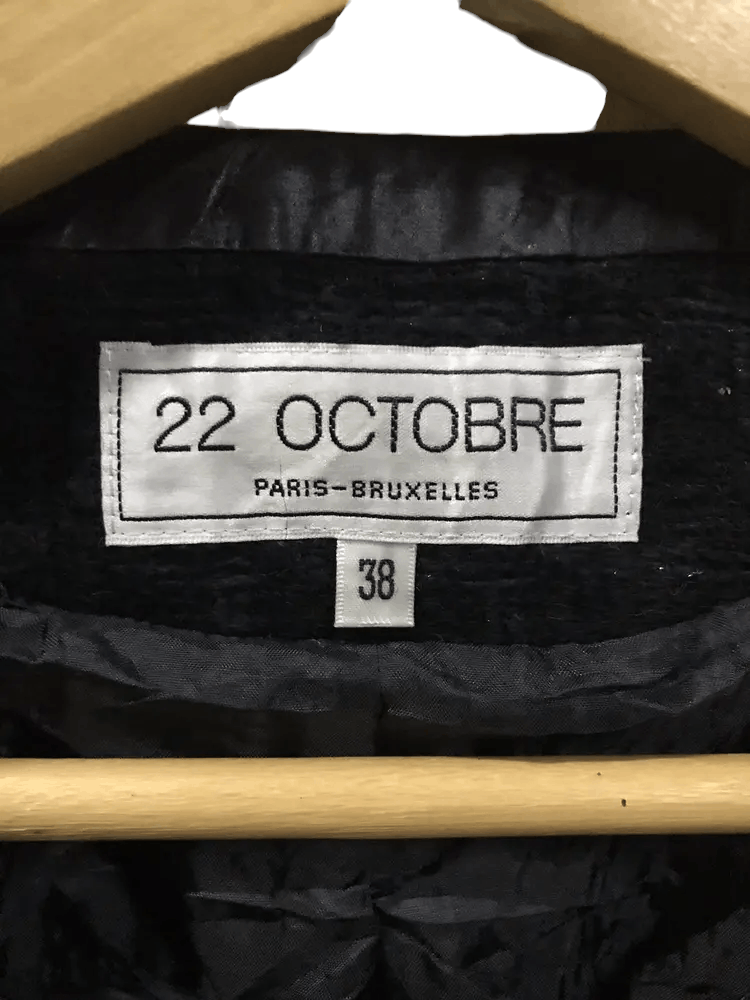 Vintage 22 Octobre Paris-Bruxelles Crop Jackets Size S / US 4 / IT 40 - 7 Thumbnail