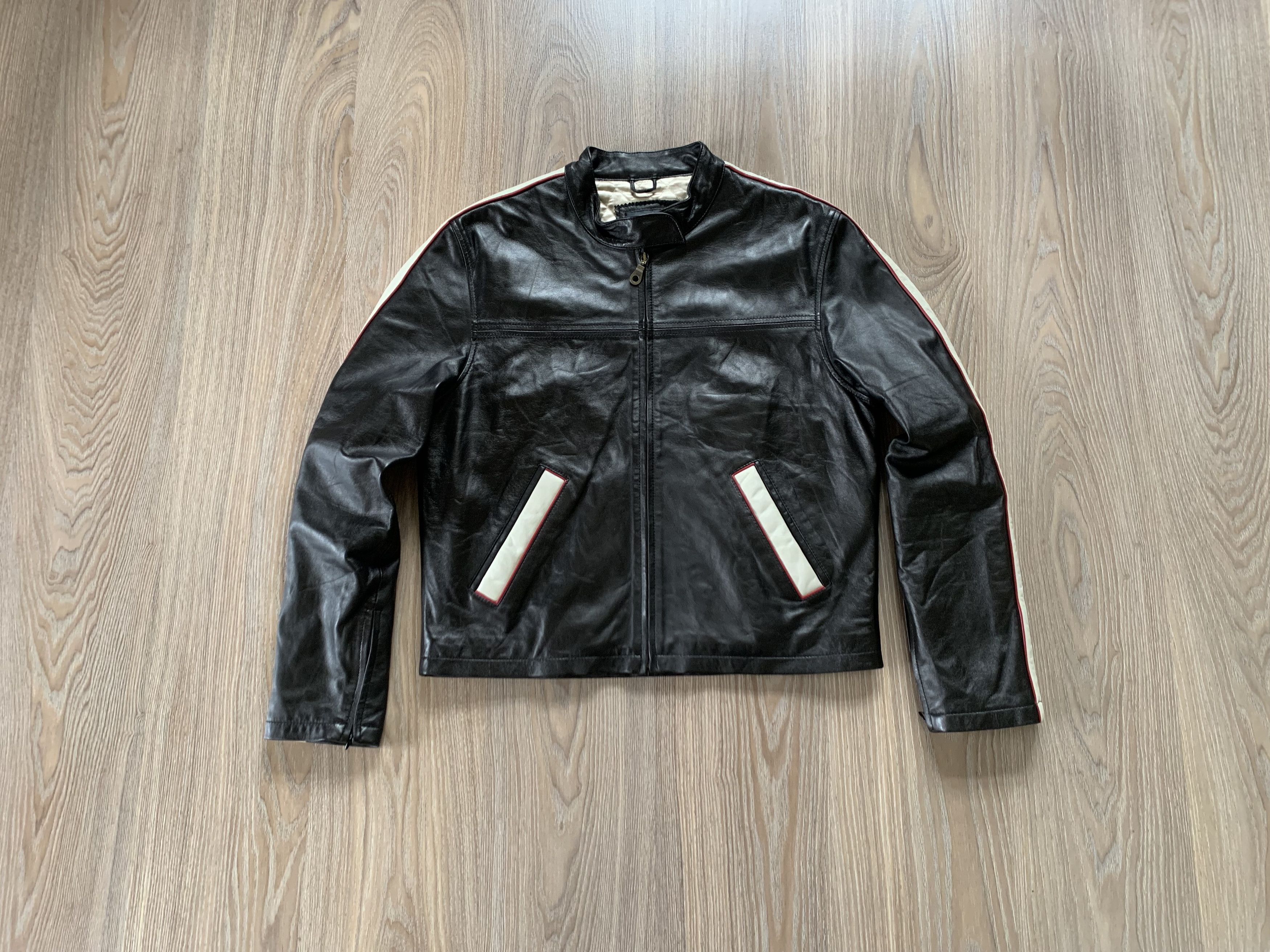Vintage E Wear Products Vintage Black Leather Jacket Size US L / EU 52-54 / 3 - 2 Thumbnail