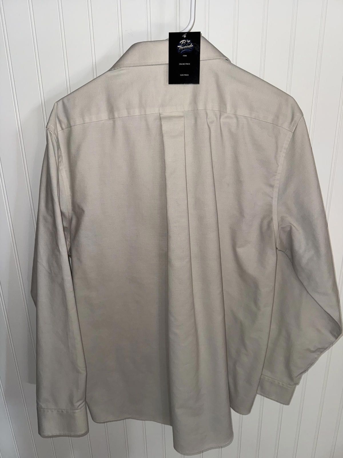 Stafford Stafford Men's Long Sleeve Dress Shirt Regular Fit Size L 16 Size 42R - 2 Thumbnail