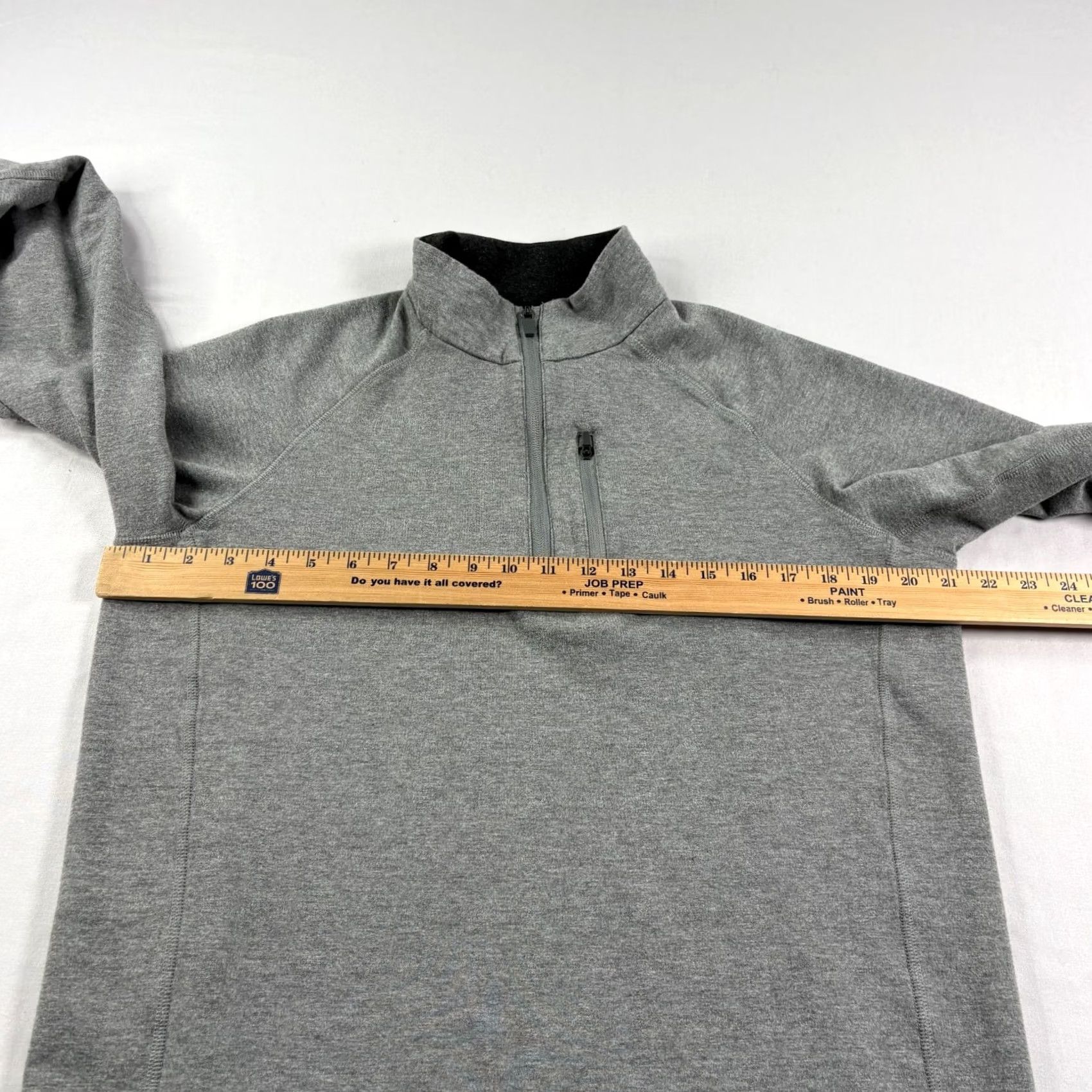 Vintage Free Fly Shirt Mens M Gray 1/4 Zip Pullover Stretch Bamboo Performance Activewear Casual Size US M / EU 48-50 / 2 - 4 Thumbnail