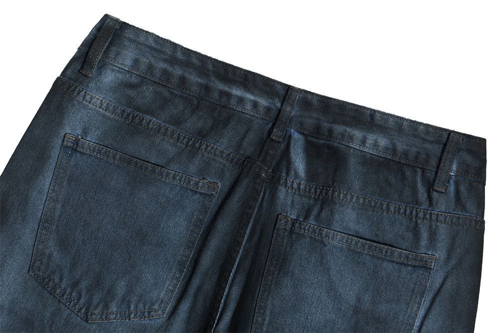 Vintage Men's punk snake print distressed heavy spray-dyed jeans Size US 32 / EU 48 - 5 Thumbnail