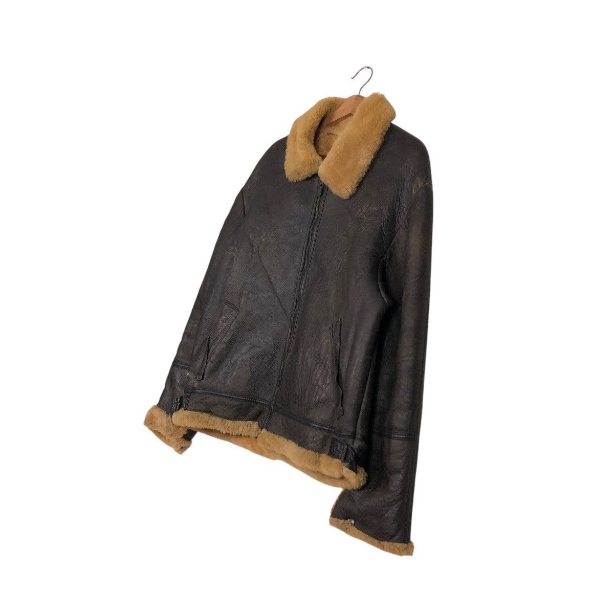 Canterbury of New Zealand 🔥VINTAGE GENUINE LEATHER JACKET SHEARLING CANTERBURY Size US M / EU 48-50 / 2 - 4 Thumbnail