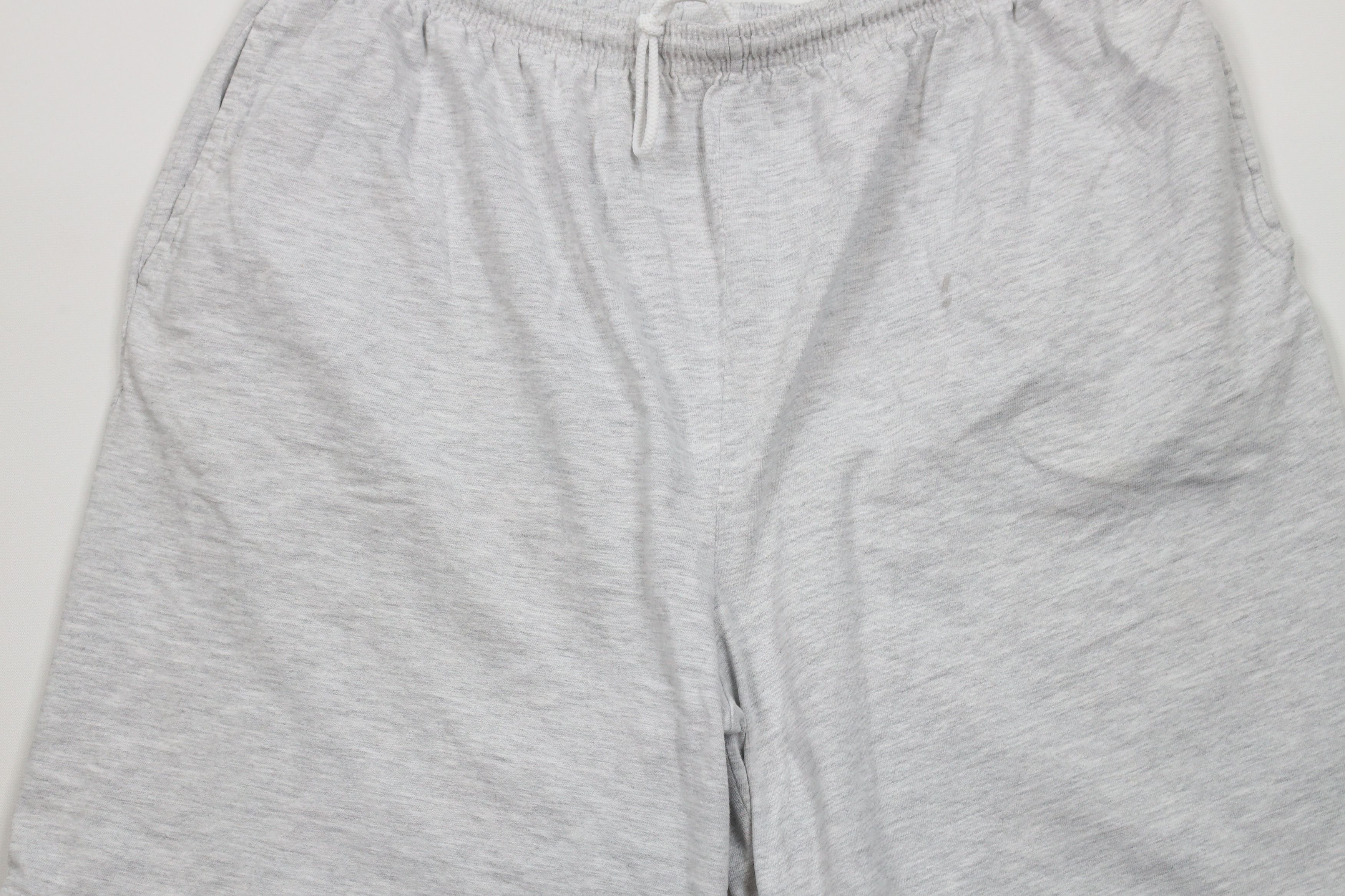 Vintage Vintage 90s Streetwear Knee Cotton Dad Shorts Heather Gray Size US 36 / EU 52 - 3 Thumbnail