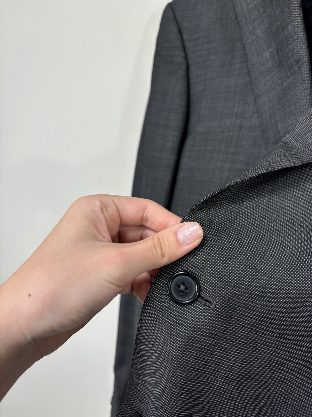 Eredipisano Eredi Pisano Loro Piana Zelander Wool Gray Blazer Jacket Size 44R - 10 Thumbnail