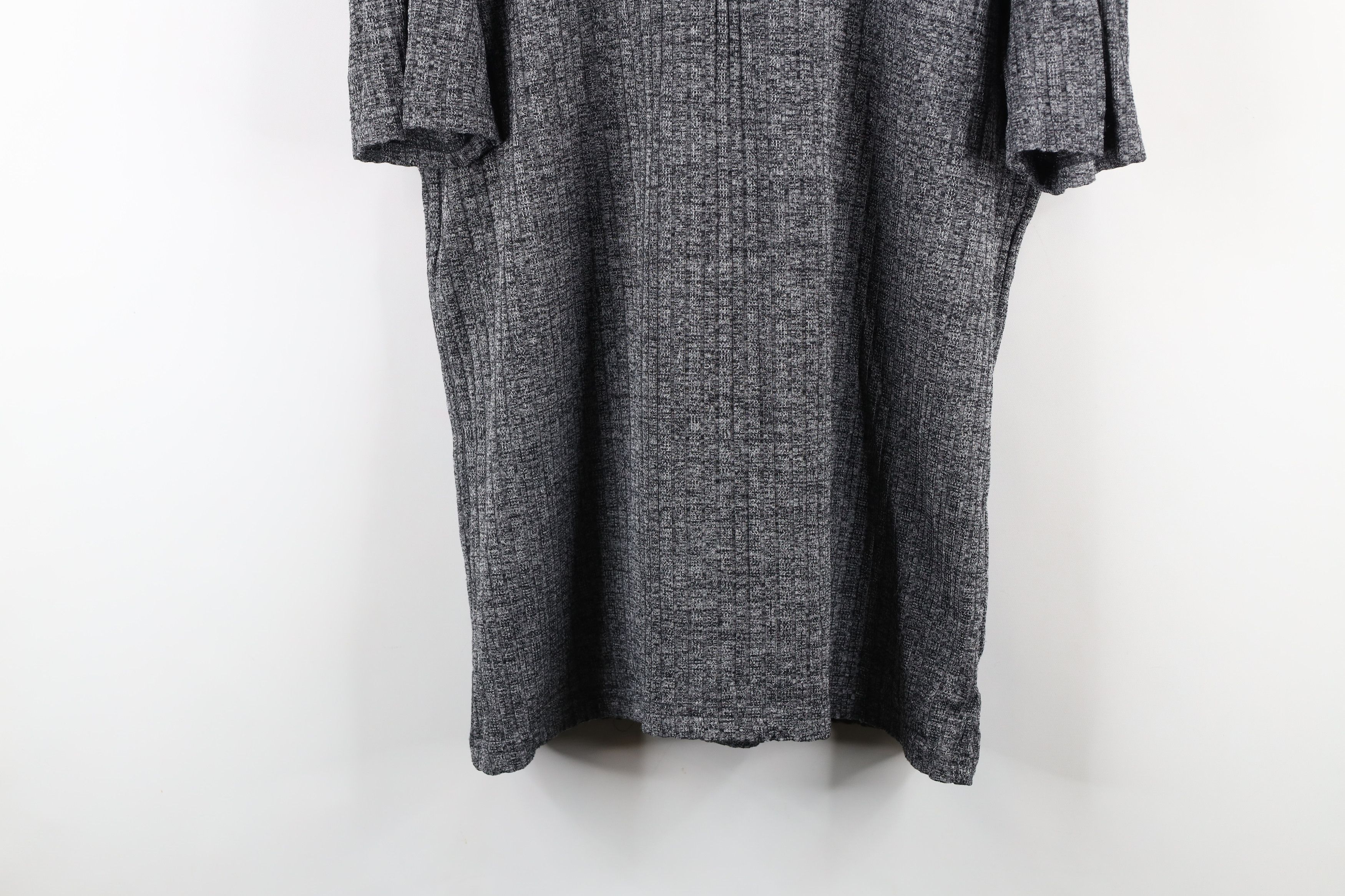 Vintage Vintage 90s Streetwear Ribbed Knit Half Zip Dance Rave Polo Size US XL / EU 56 / 4 - 3 Thumbnail