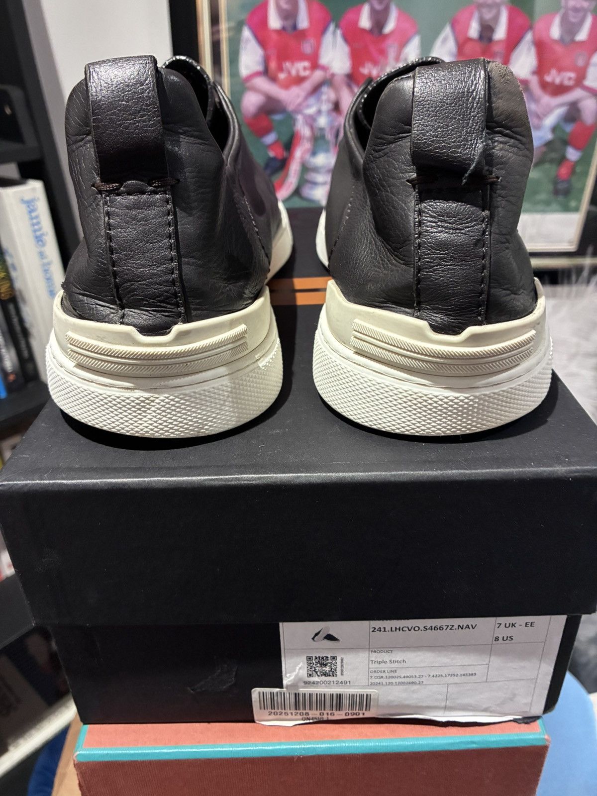 Ermenegildo Zegna Zegna dark brown secondskin uk 9/9.5 eu 43.5 Size US 10.5 / EU 43-44 - 4 Thumbnail
