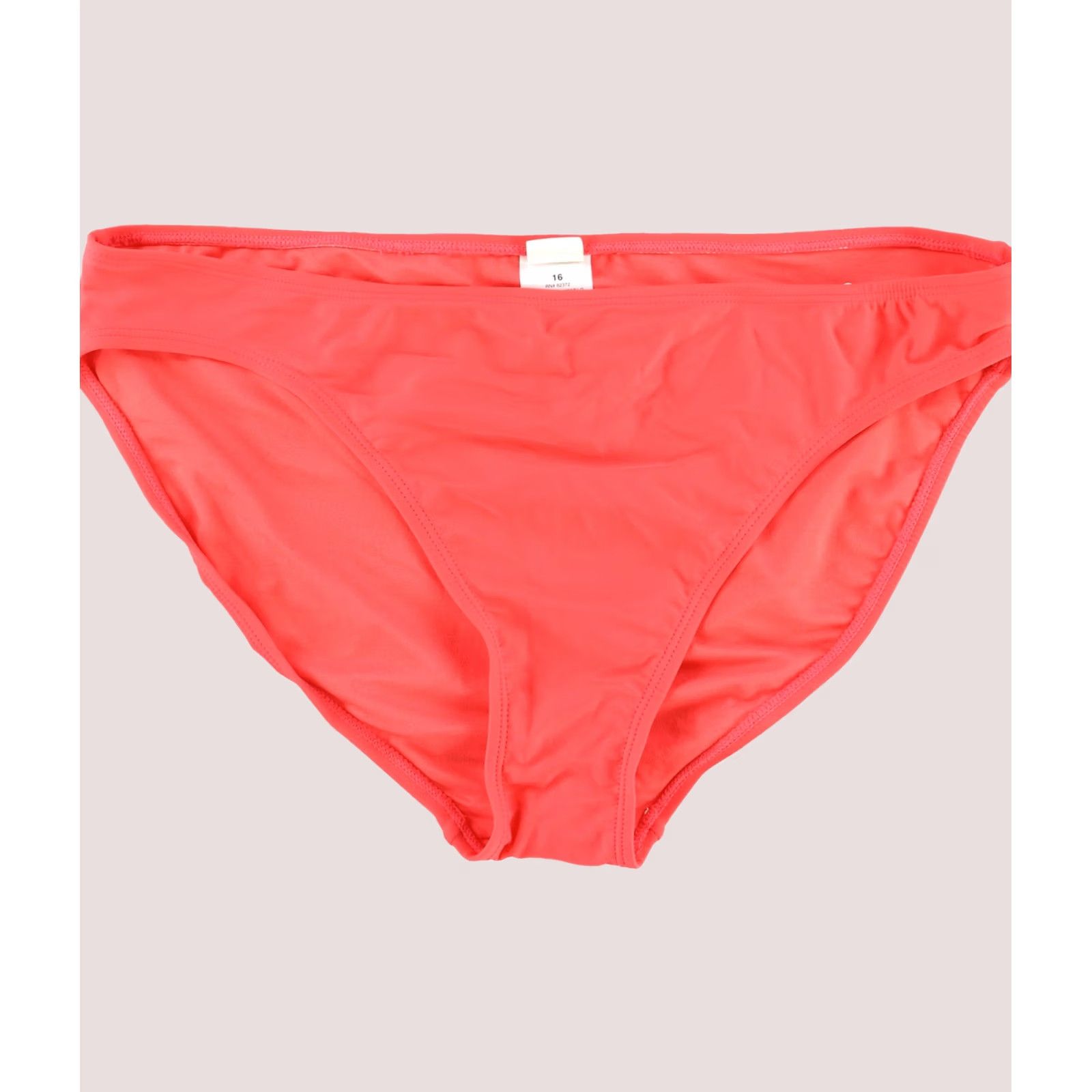 Vintage Island Escape Womens Bikini Bottom cor 10 Pink Stretchy Swimsuit Bottom, 10, Womens, Bikini, Solid, Nylon Spandex, 82% Nylon 18% Spandex Size 32" / US 10 / IT 46 - 1 Preview