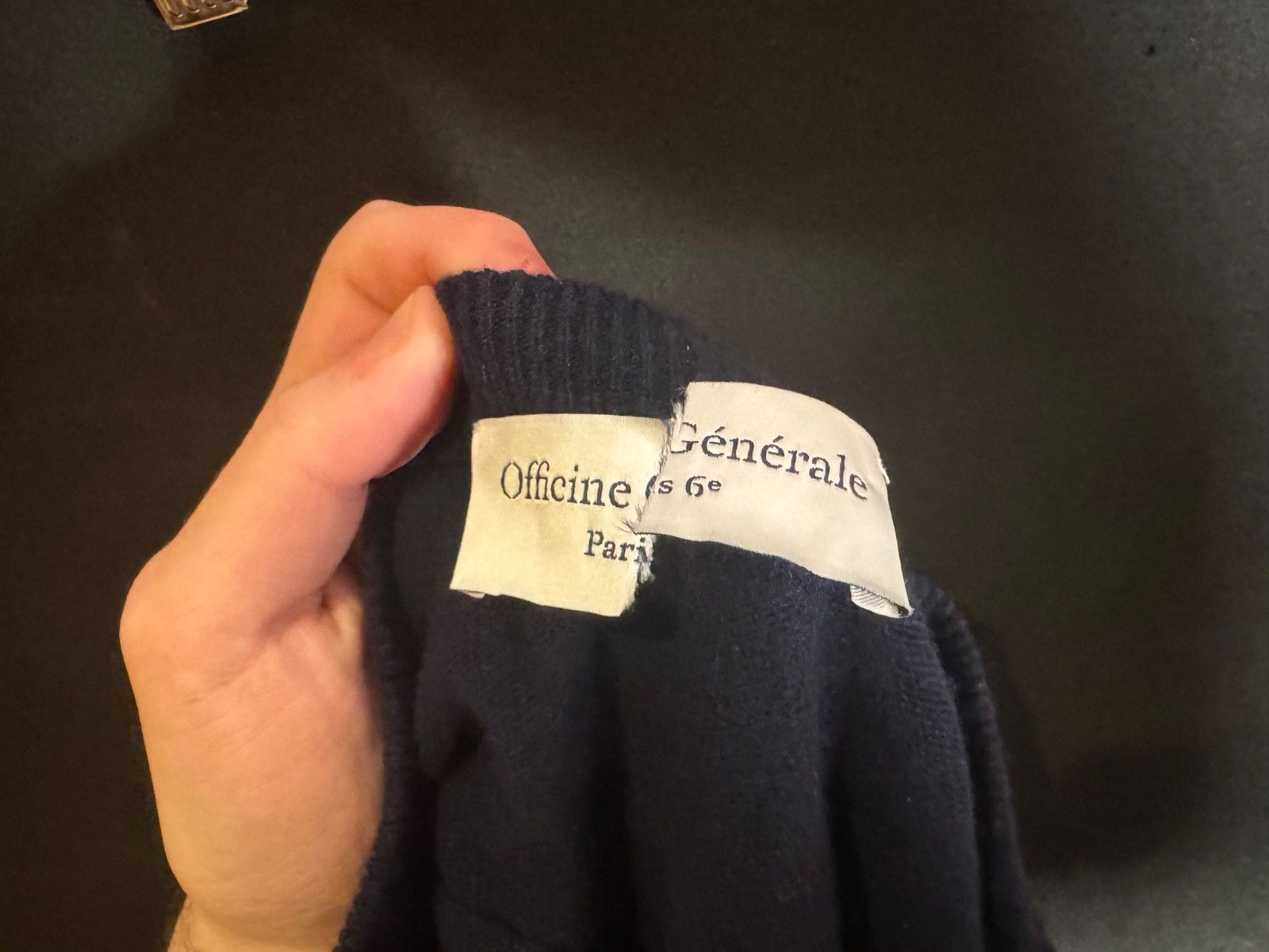 Officine Generale Officine Generale Men’s Cashmere/Wool Knit Sweater *Read Size US M / EU 48-50 / 2 - 5 Thumbnail