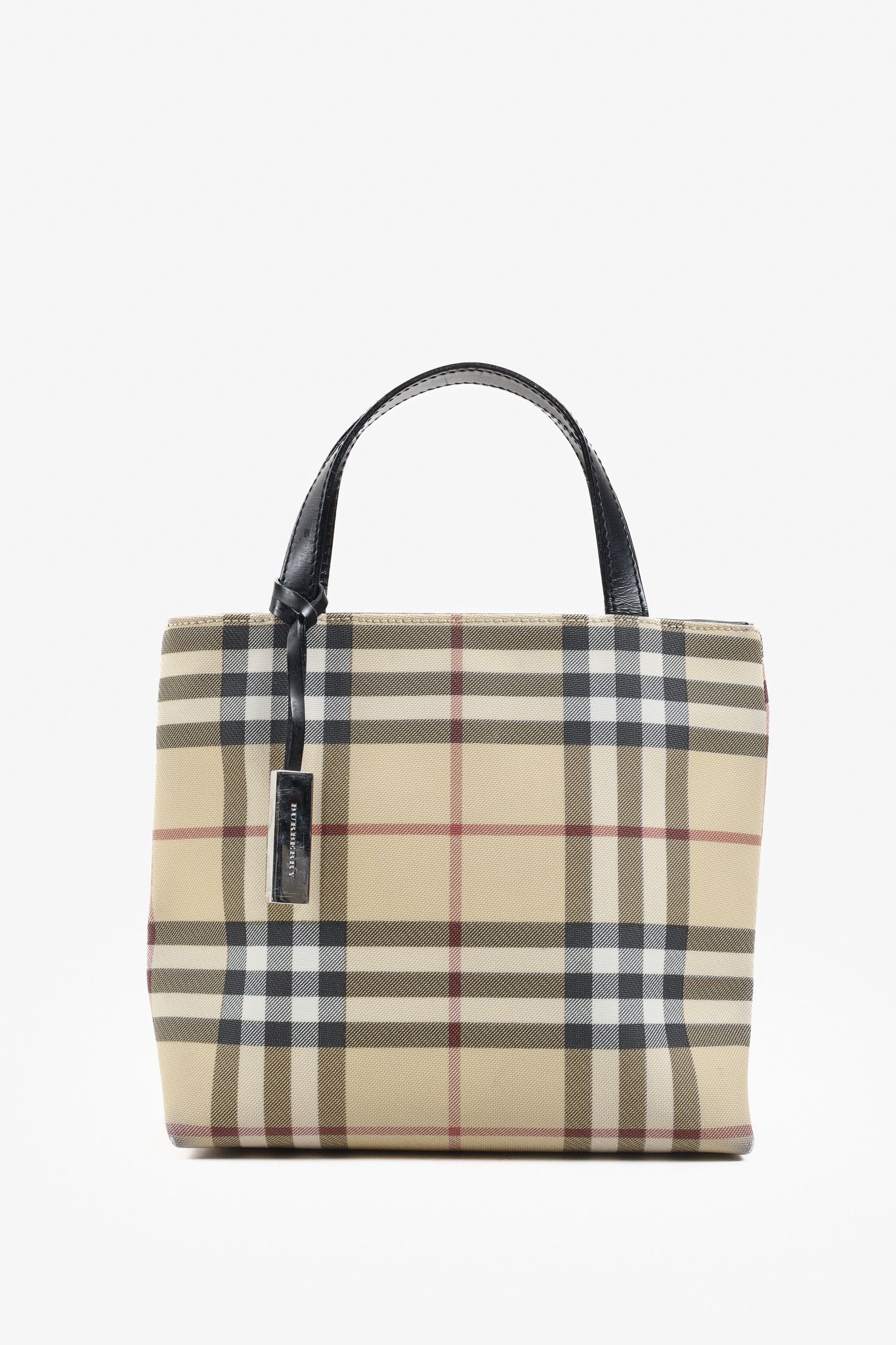 Burberry Burberry Nova Check Mini Tote Bag Size ONE SIZE - 1 Thumbnail