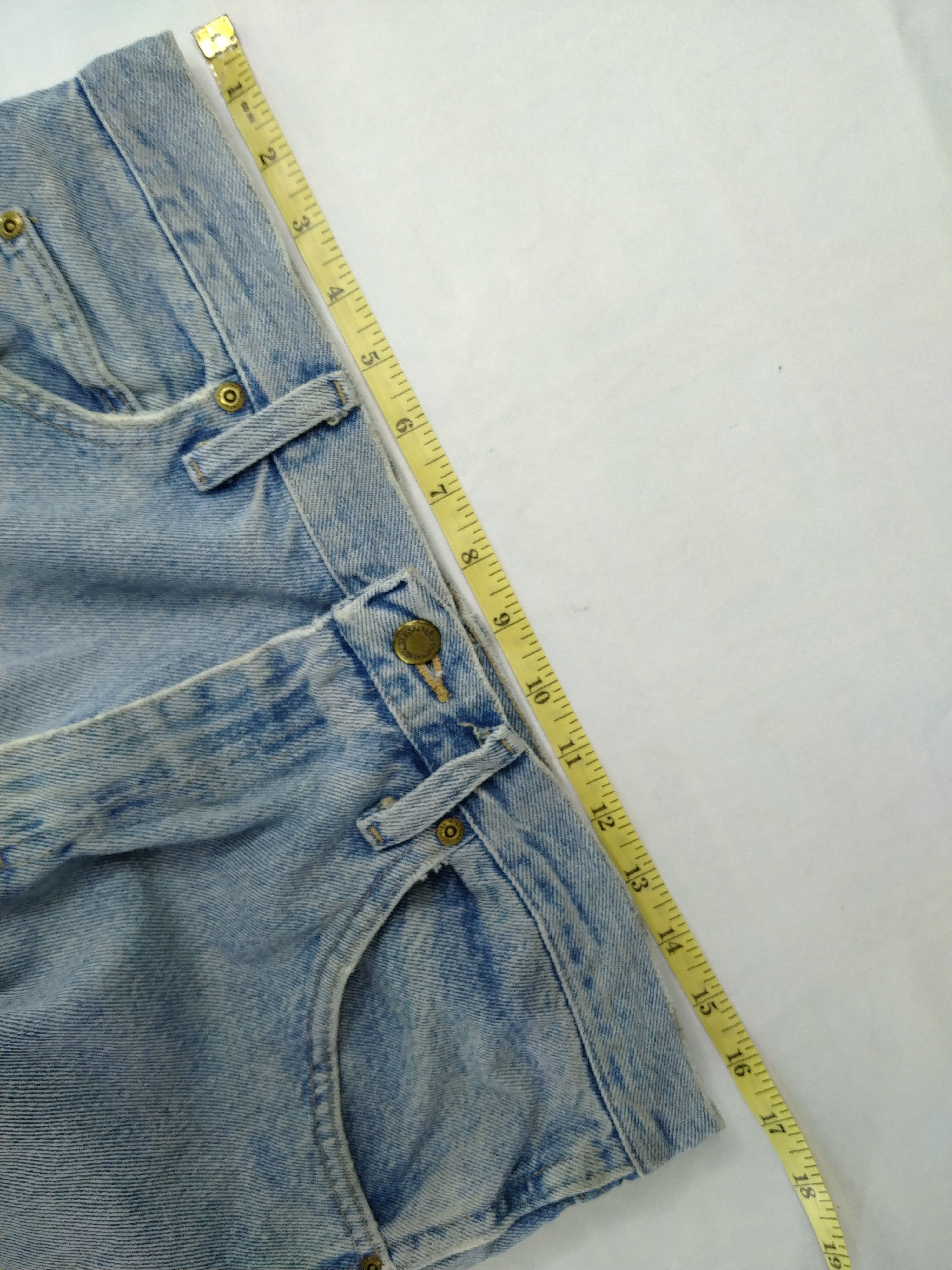 Japanese Brand Vintage Light Wash Wrangler Denim 33x30 -JN468 Size US 33 - 6 Thumbnail