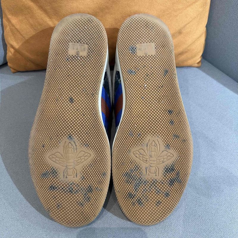 Gucci Gucci Screener Denim Sneakers for Men - Size US 8 / EU 41 - 4 Thumbnail