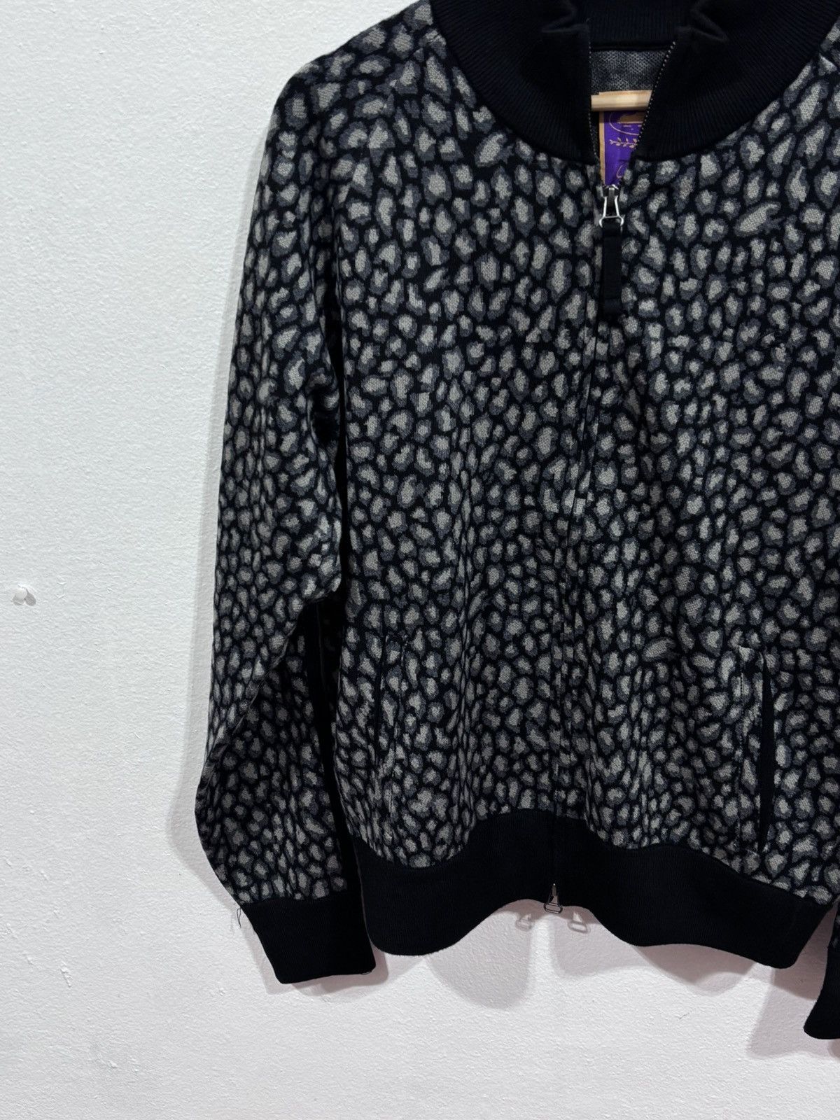 Corteiz Corteiz VVS Leopard Jacquard Knit Zip Up Size US M / EU 48-50 / 2 - 2 Thumbnail