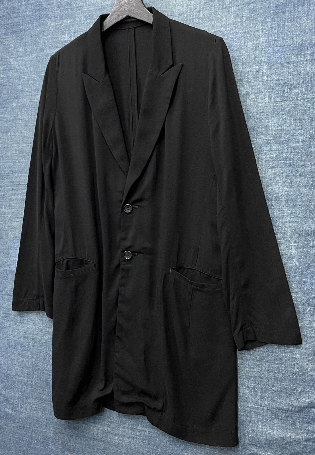 Yohji Yamamoto SS2019 YOHJI YAMAMOTO LONG JACKET Size M / US 6-8 / IT 42-44 - 4 Thumbnail
