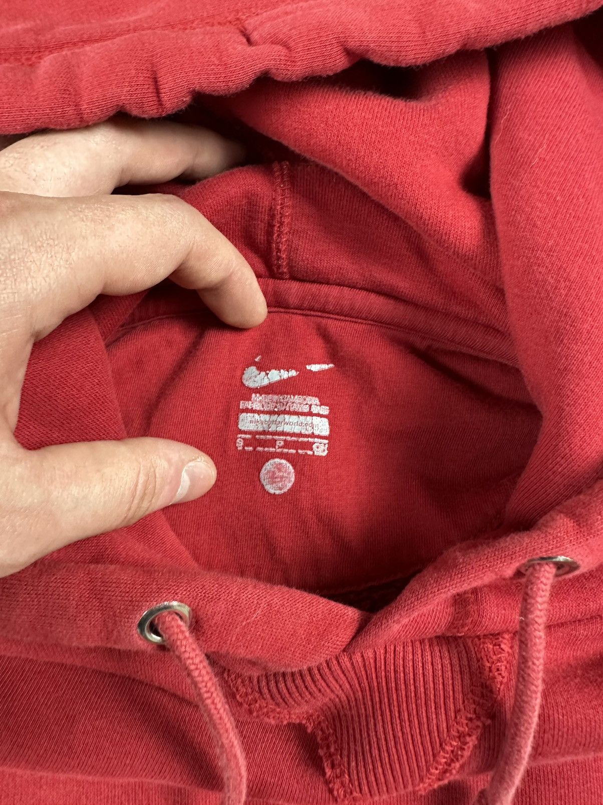 Nike × Vintage Vintage Nike Hoodie FC Solothurn Blockcore Y2K Style Size US S / EU 44-46 / 1 - 8 Thumbnail