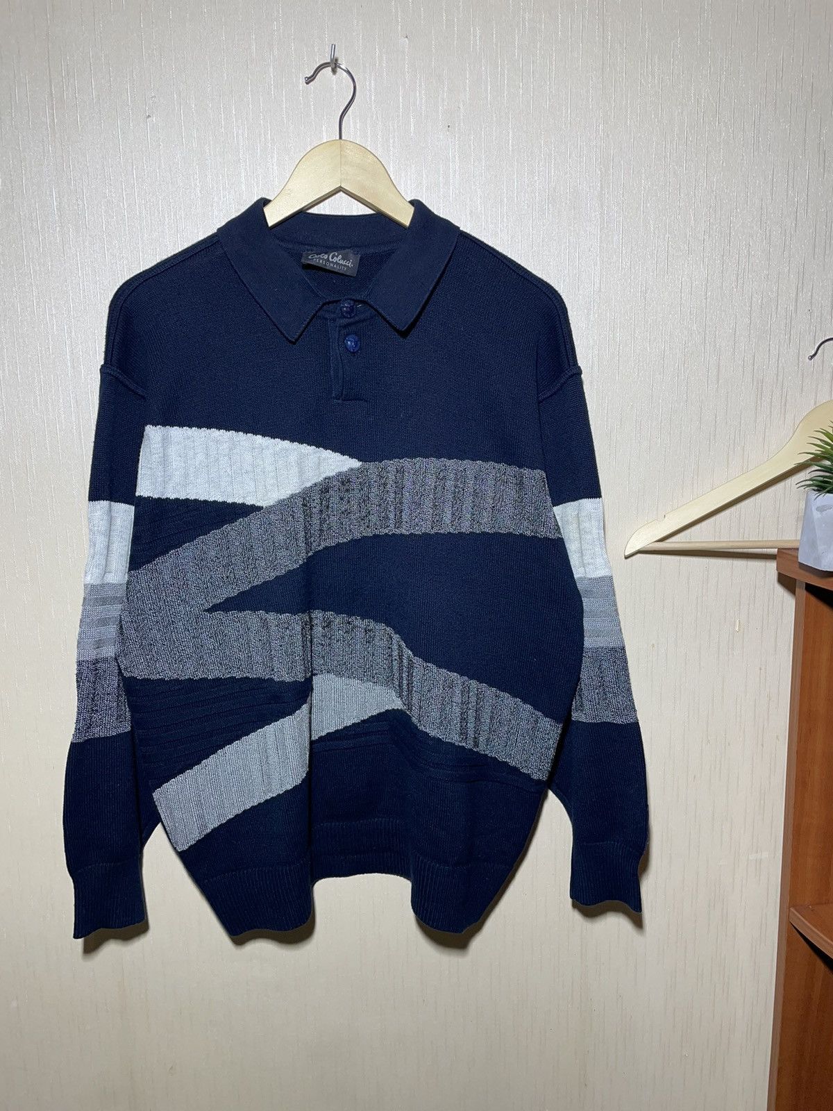 Carlo Colucci × Vintage Carlo Colucci vintage y2k sweater Size US M / EU 48-50 / 2 - 1 Thumbnail