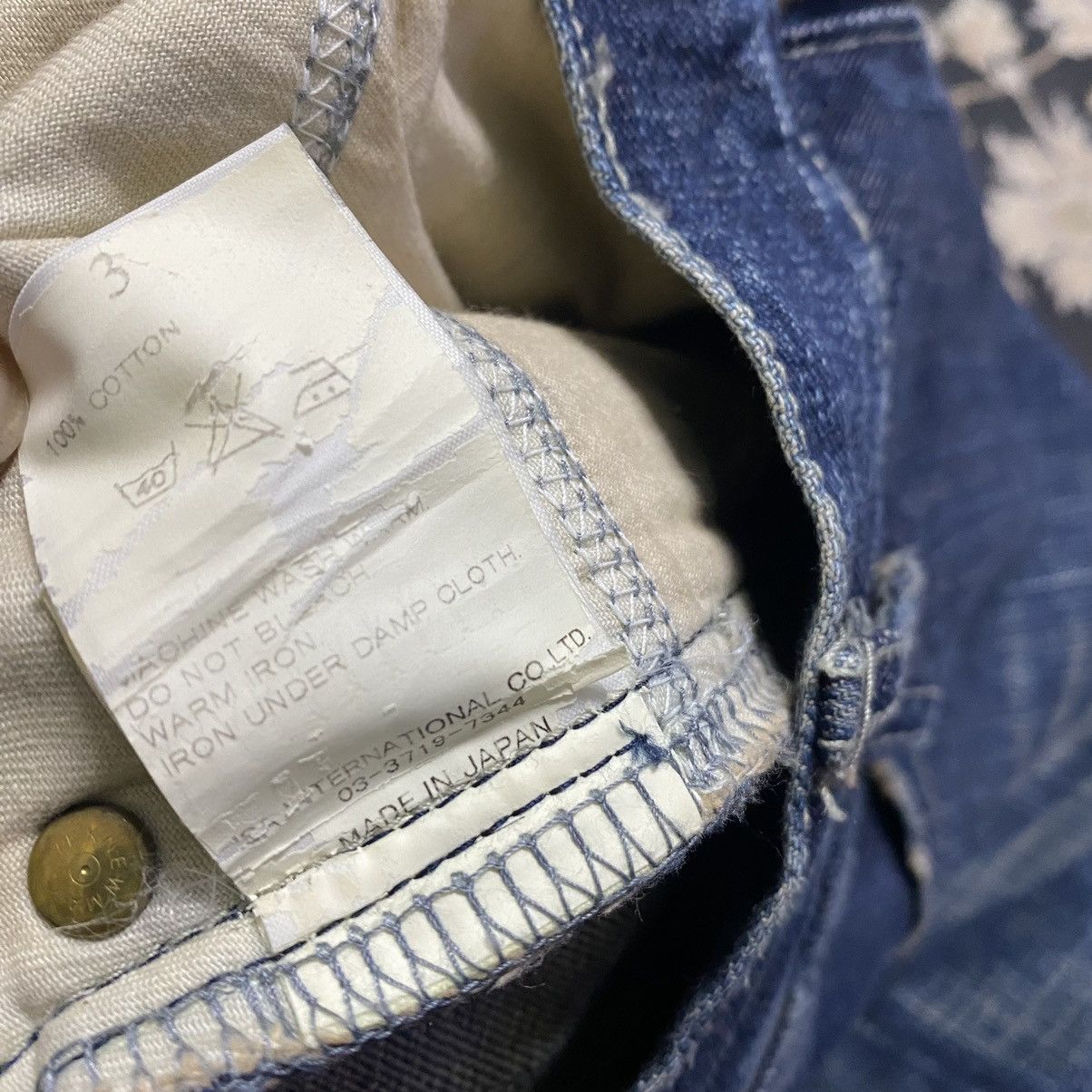 Japanese Brand Wizzard Japan Clawmark Denim Flare Jeans Hedi Slimane Size US 32 / EU 48 - 20 Thumbnail