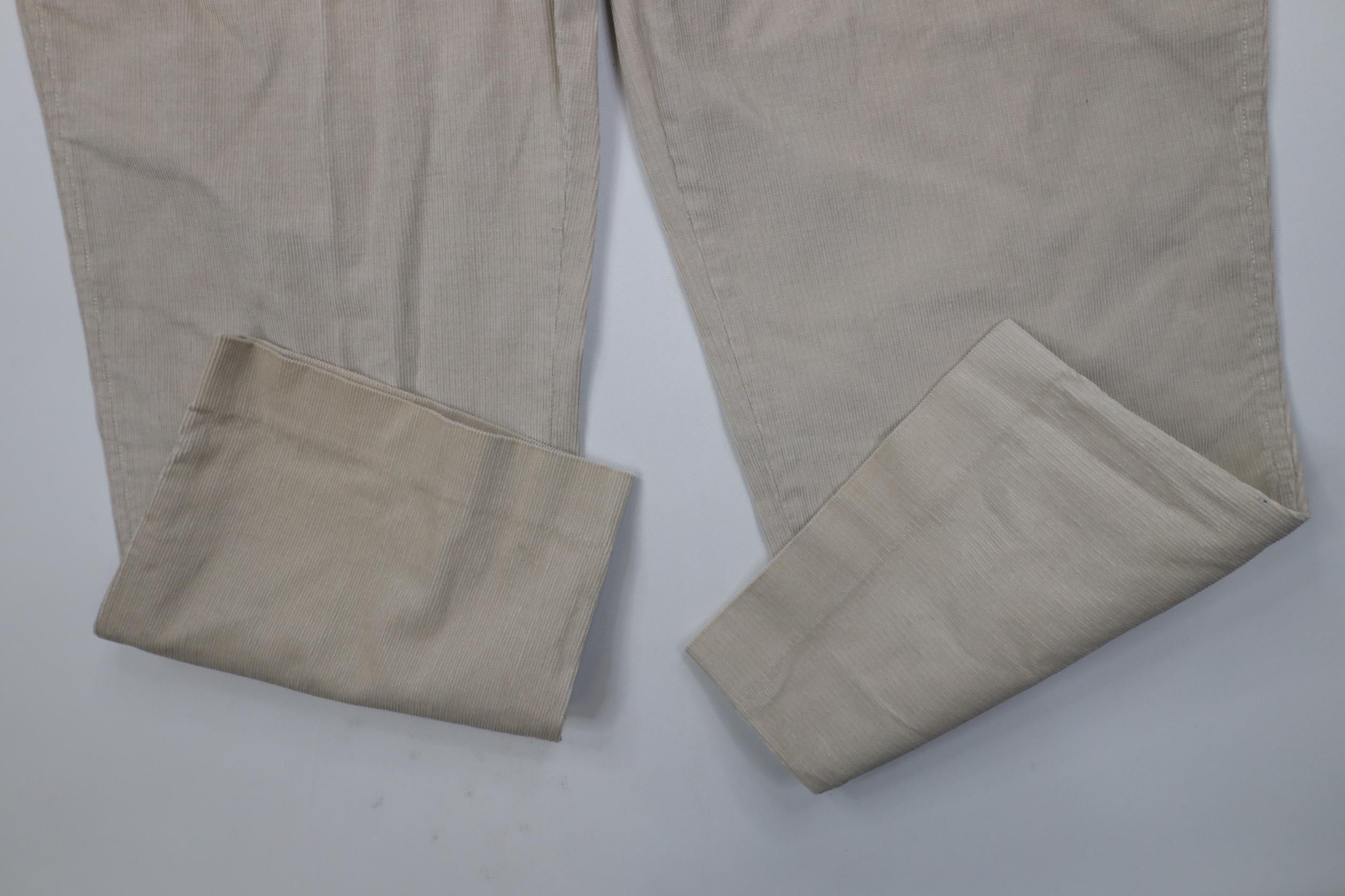 Lands' End Vintage 90s Lands End Wide Leg Chino Pants Stone USA Size US 36 / EU 52 - 5 Thumbnail